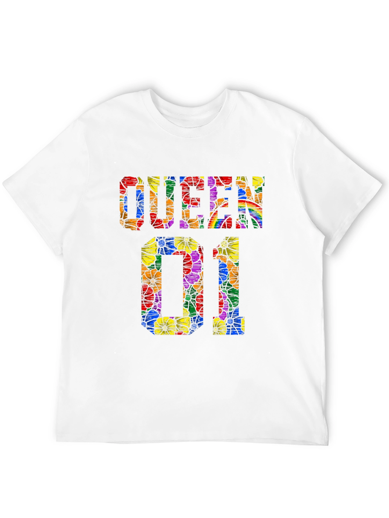Queen 01 Floral Pride T-Shirt