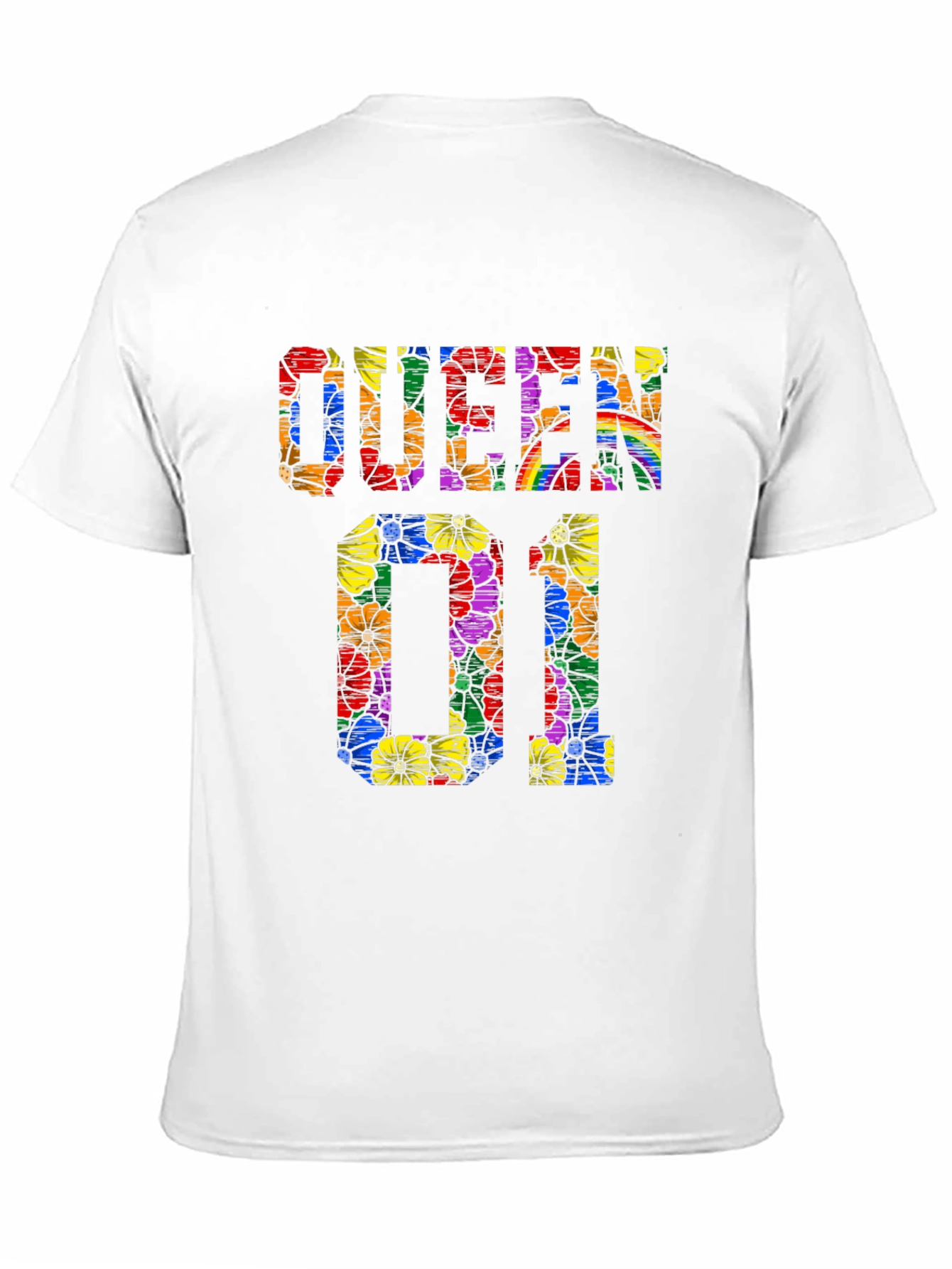 Queen 01 Floral Pride T-Shirt