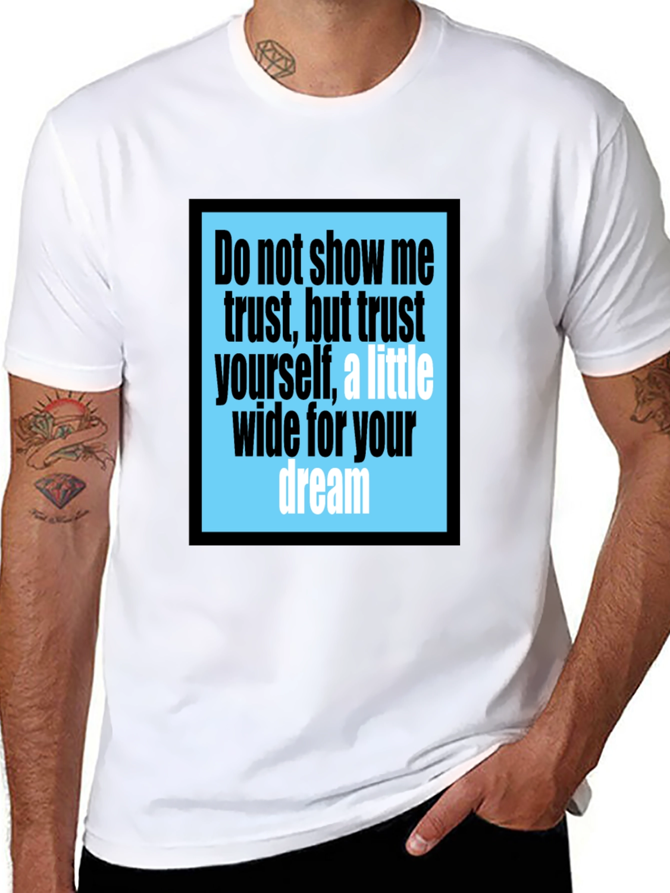 Trust Yourself Graphic Tee - Black