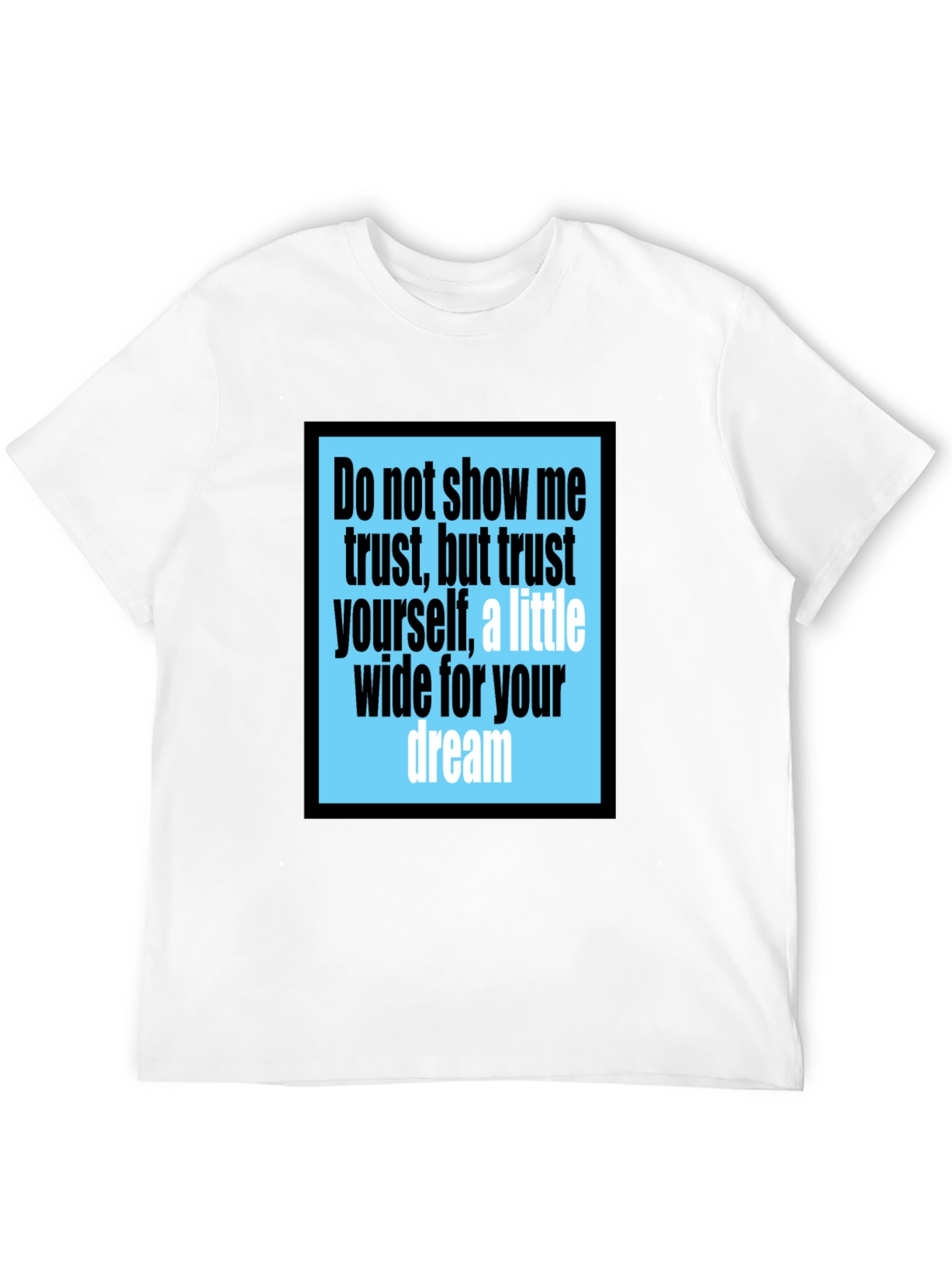 Trust Yourself Graphic Tee - Black