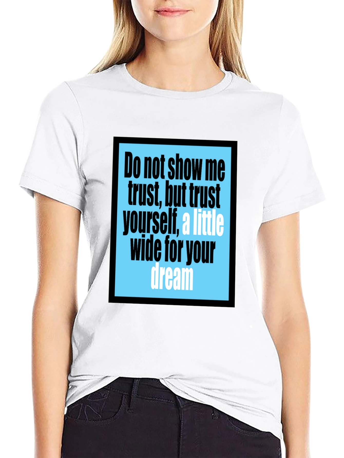 Trust Yourself Graphic Tee - Black