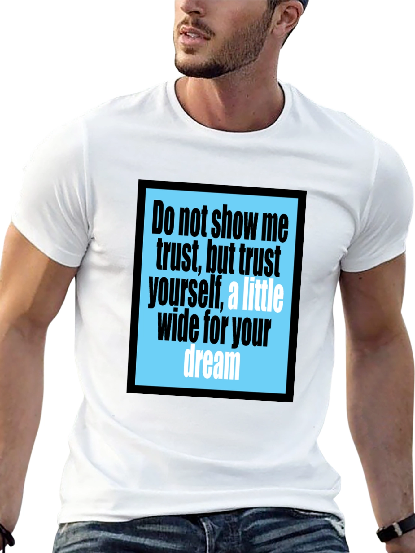 Trust Yourself Graphic Tee - Black