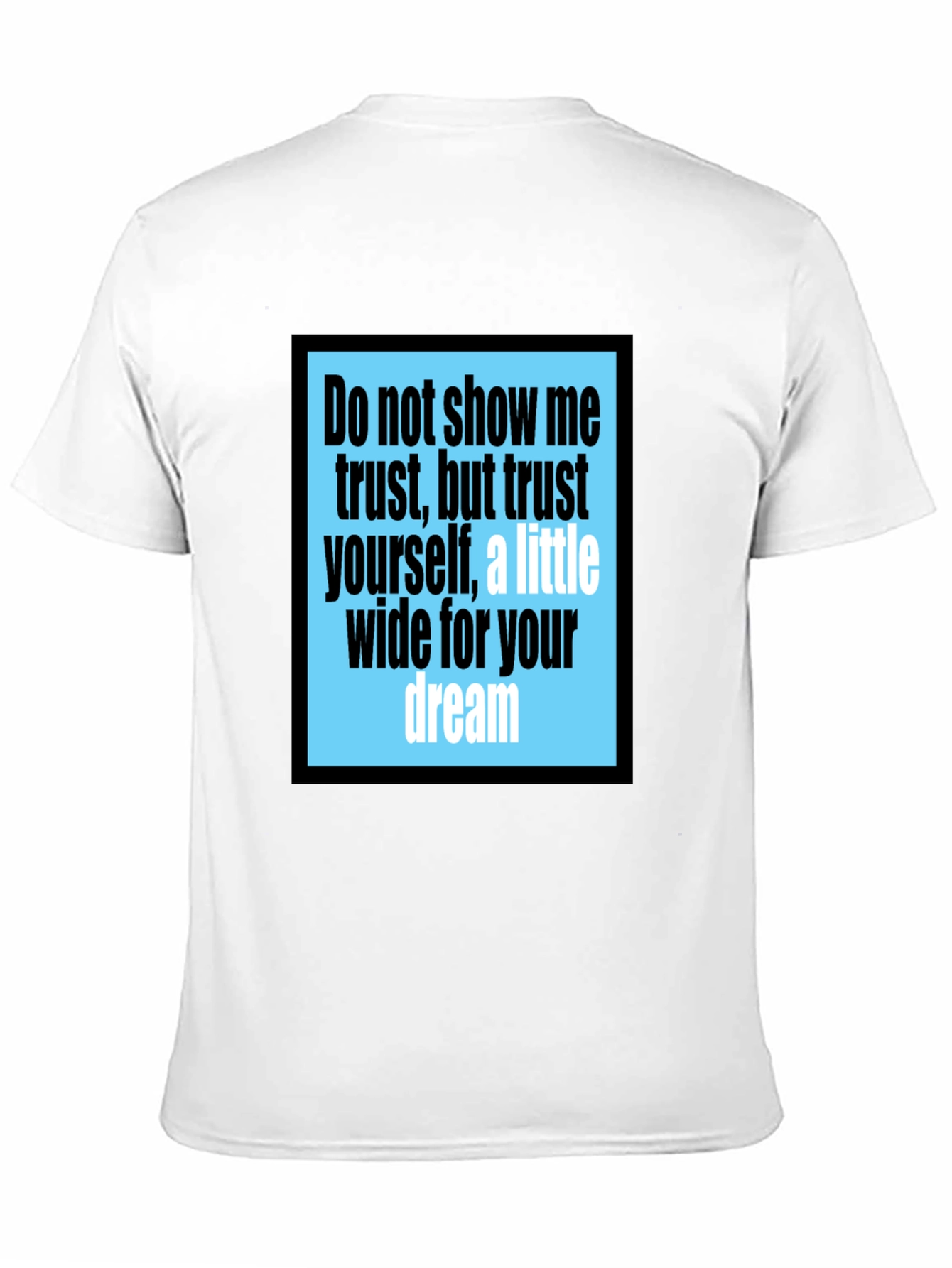 Trust Yourself Graphic Tee - Black