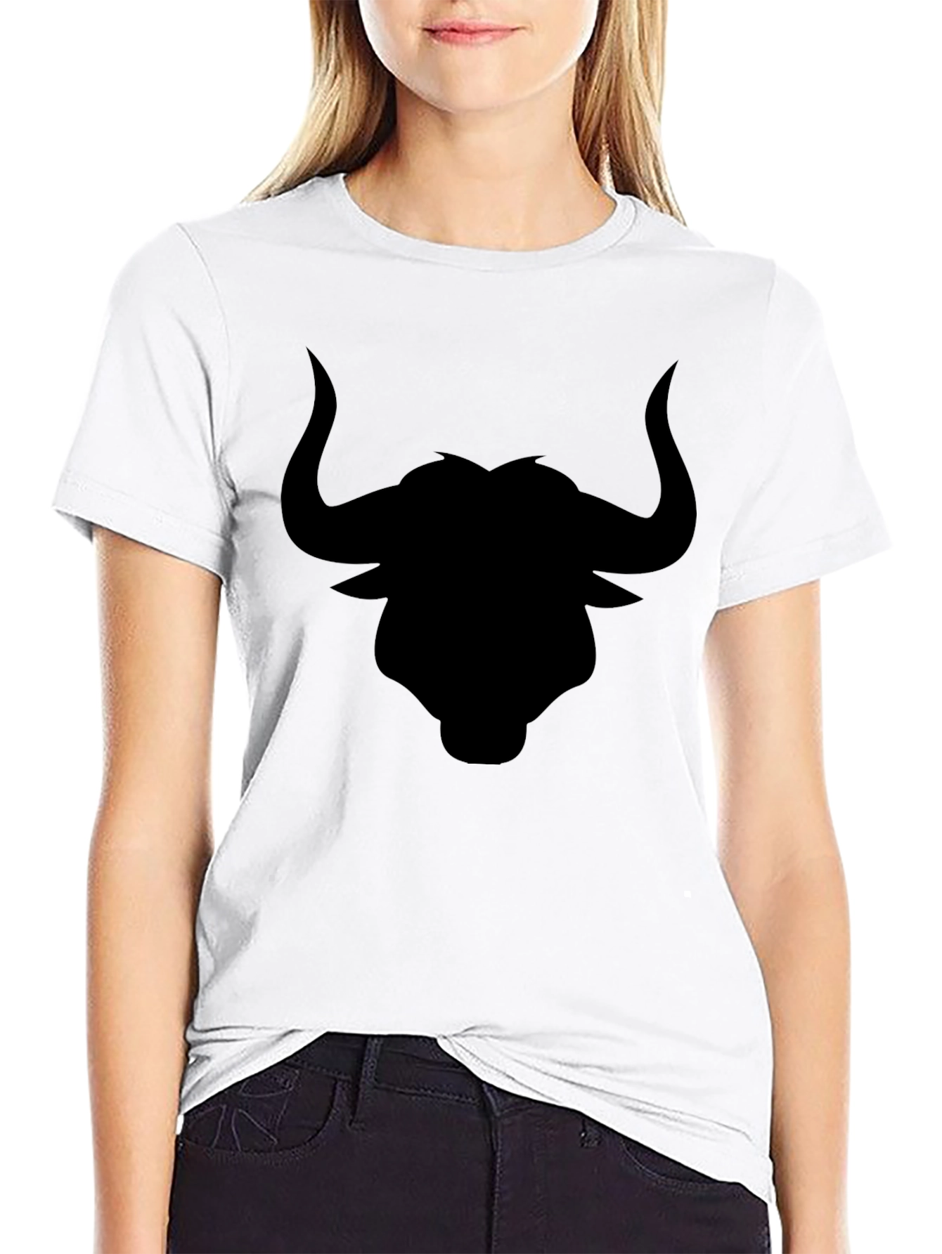 Black Bull Graphic Tee - Bold Statement Shirt