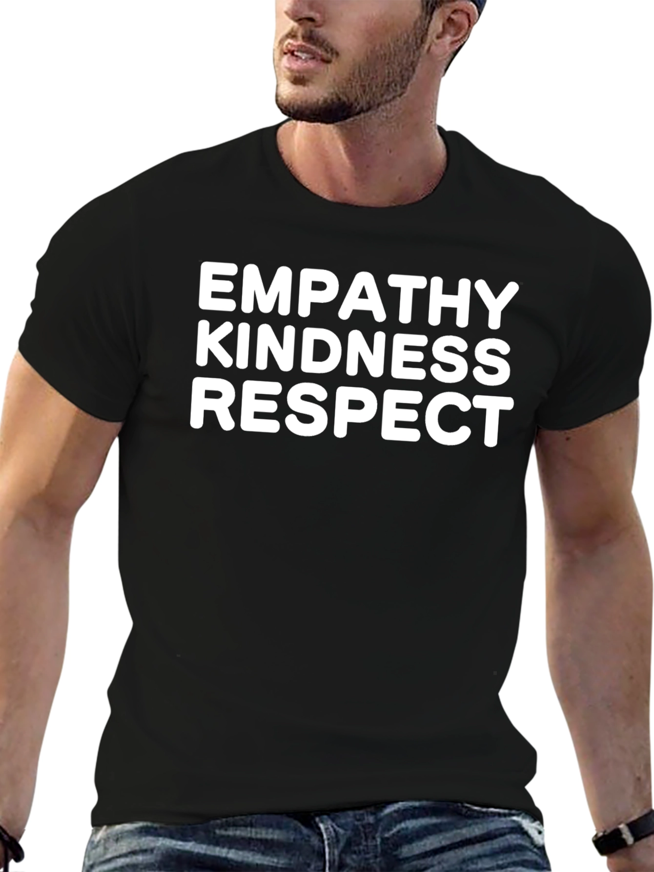Empathy Kindness Respect Black T-Shirt