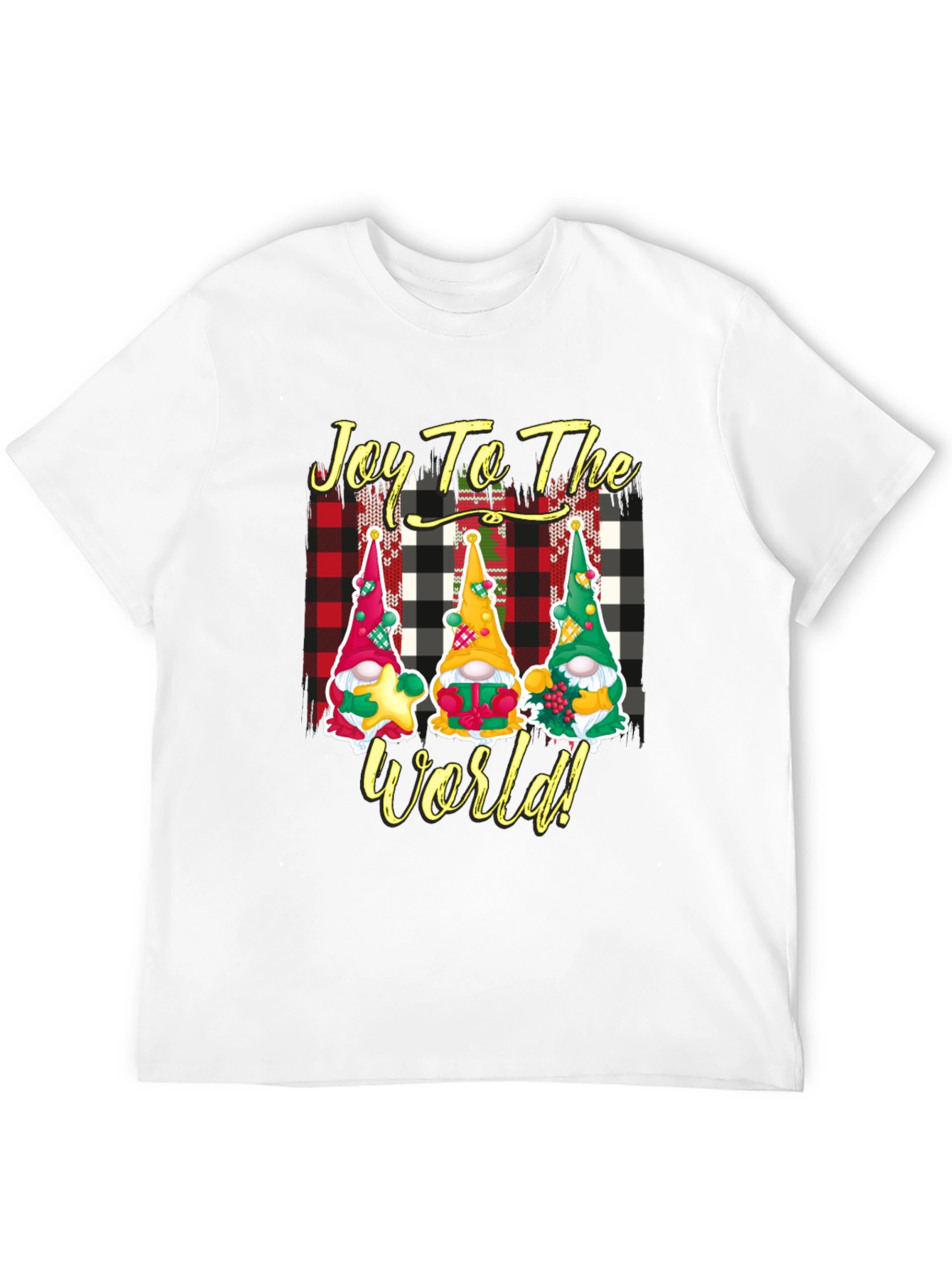 Joy to the World Christmas Gnome T-Shirt