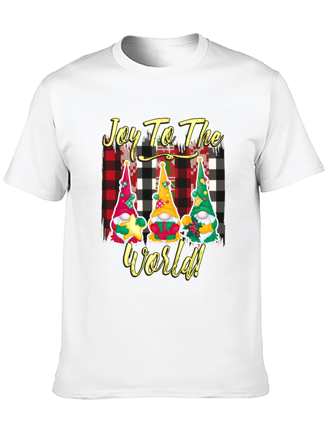 Joy to the World Christmas Gnome T-Shirt