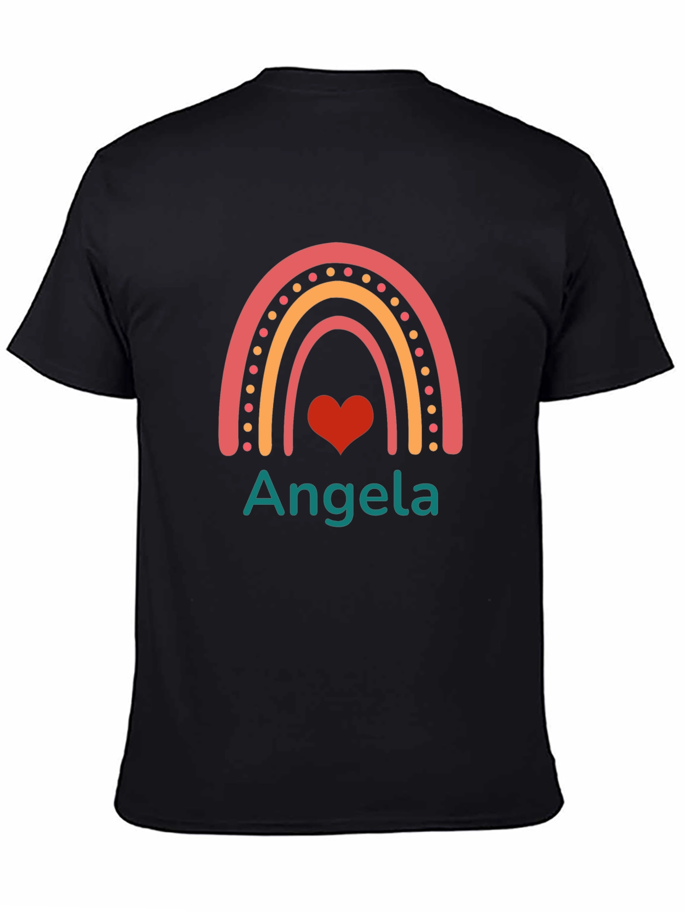 Personalized Rainbow Angela T-Shirt