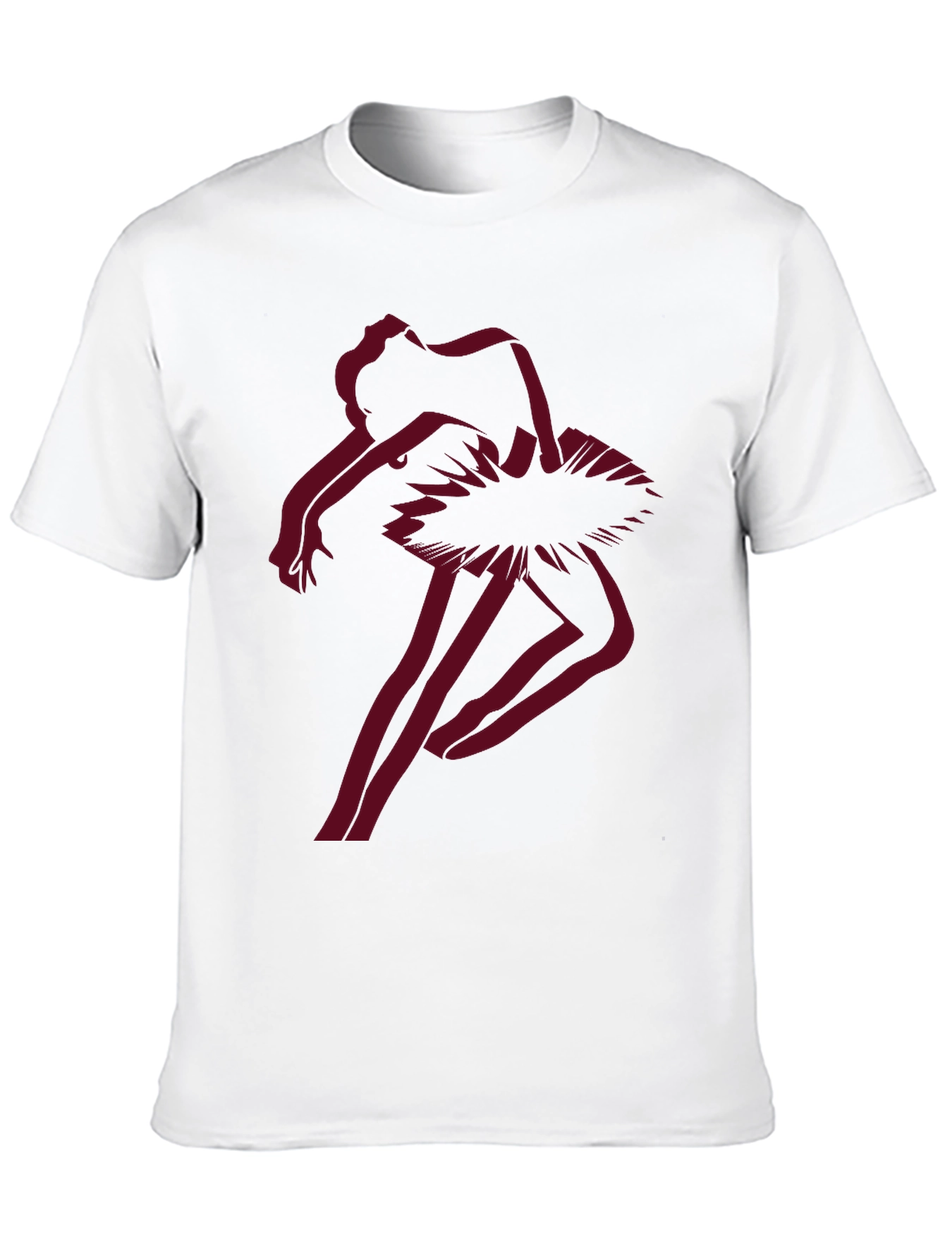 Ballerina Graphic Tee - Unique Dance T-Shirt