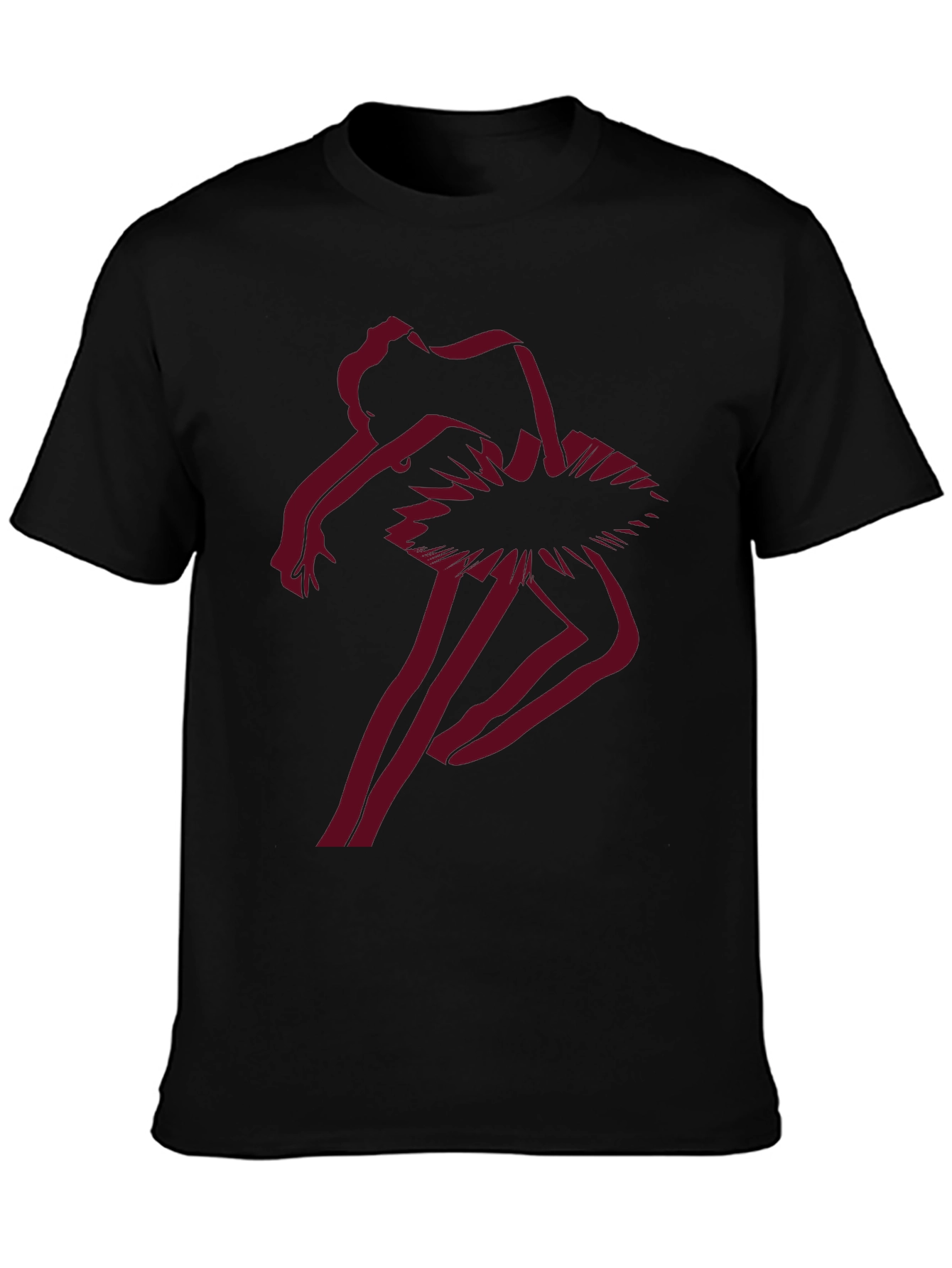 Ballerina Graphic Tee - Unique Dance T-Shirt