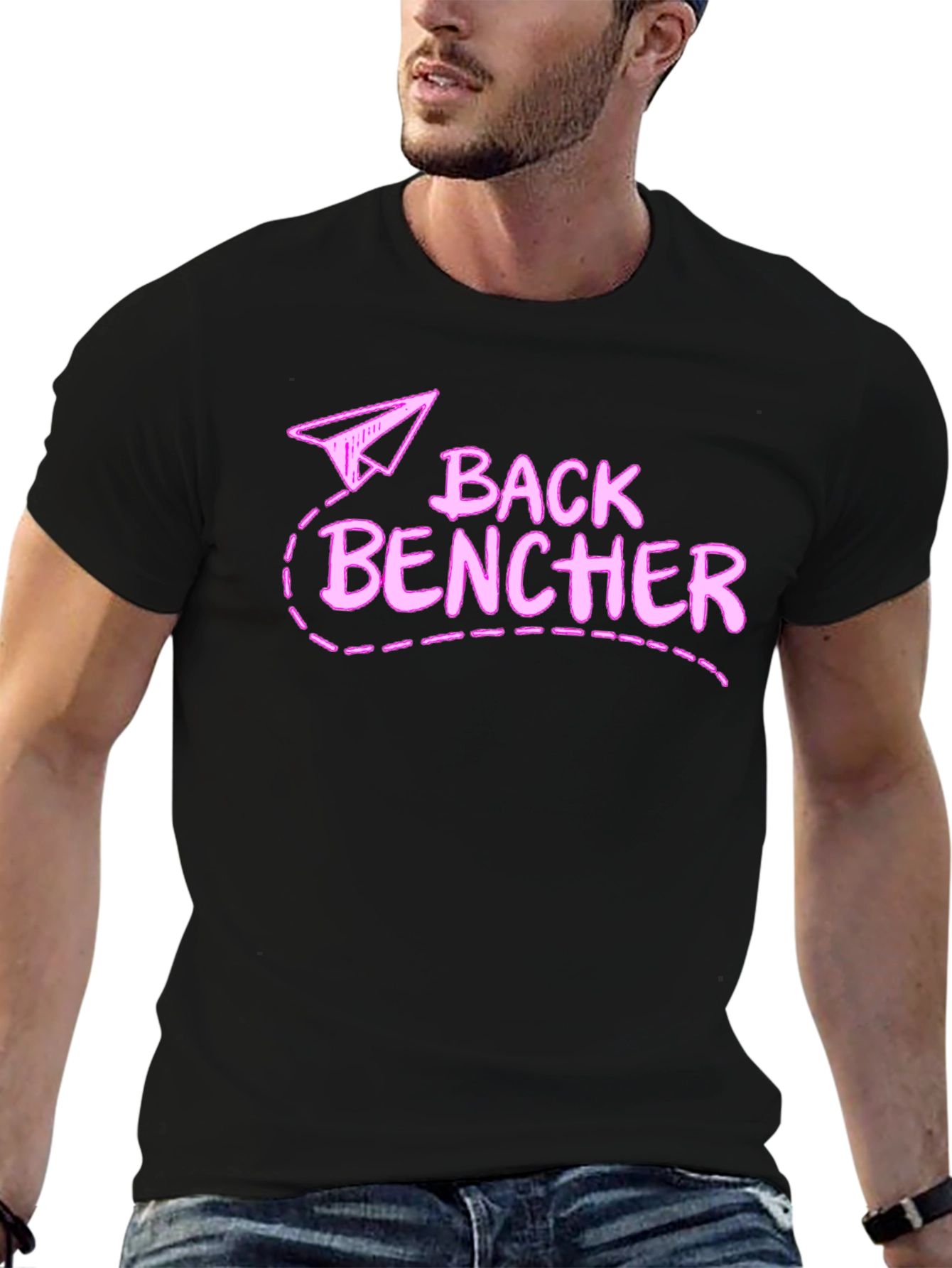 Back Bencher Graphic T-Shirt - Black