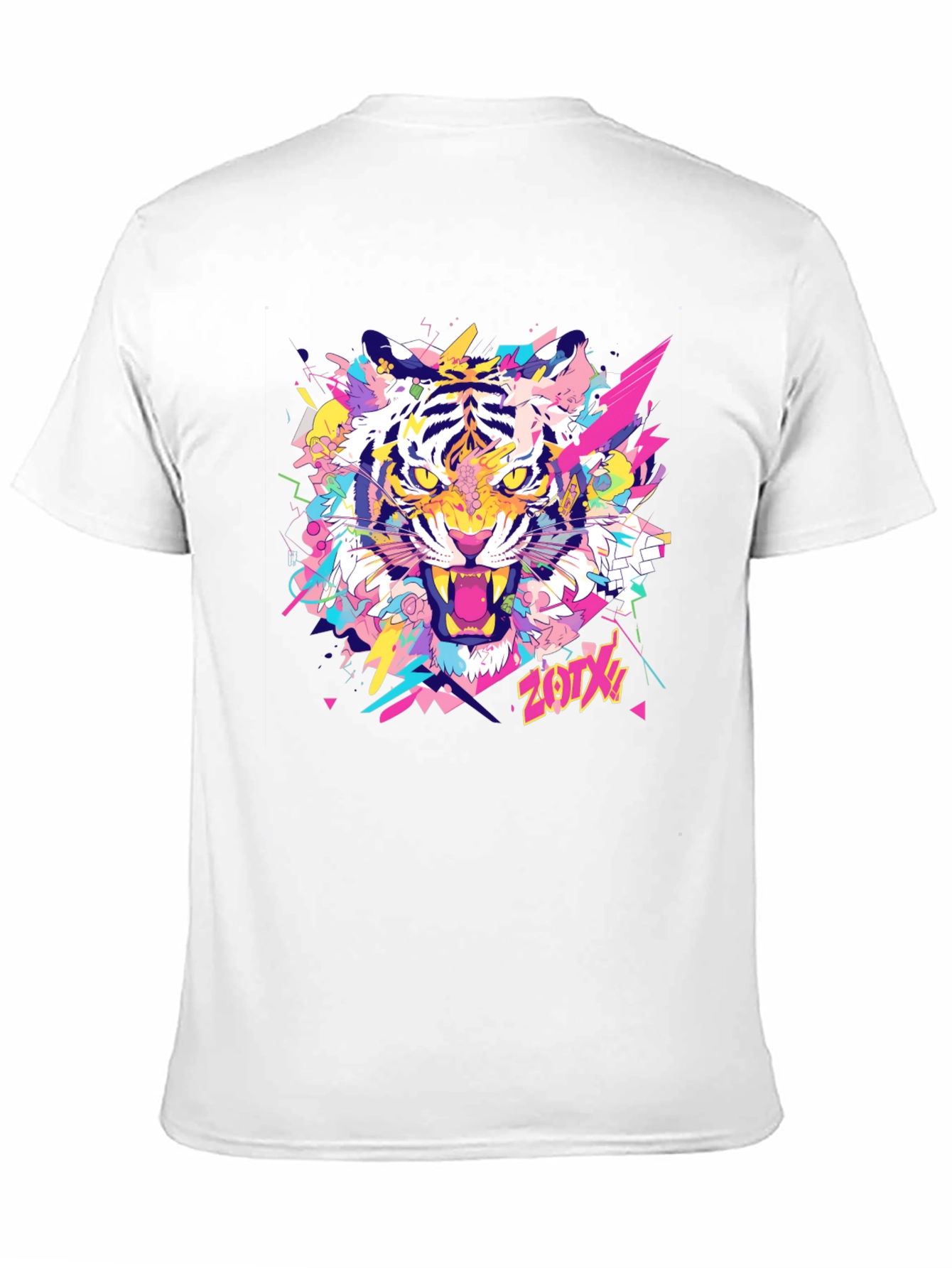 Bold Tiger Graphic Tee - Mens Black T-Shirt