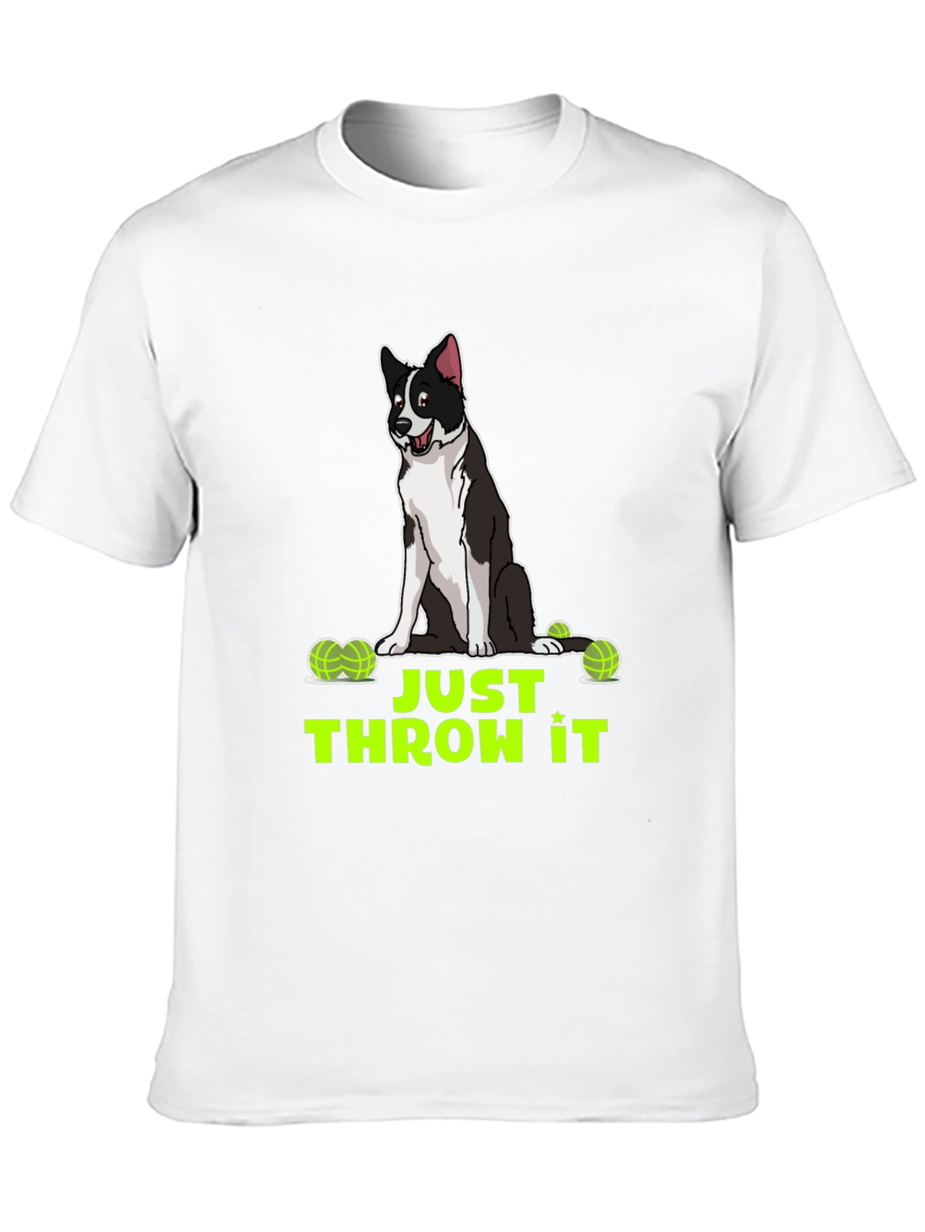 Just Throw It Dog Graphic T-Shirt
