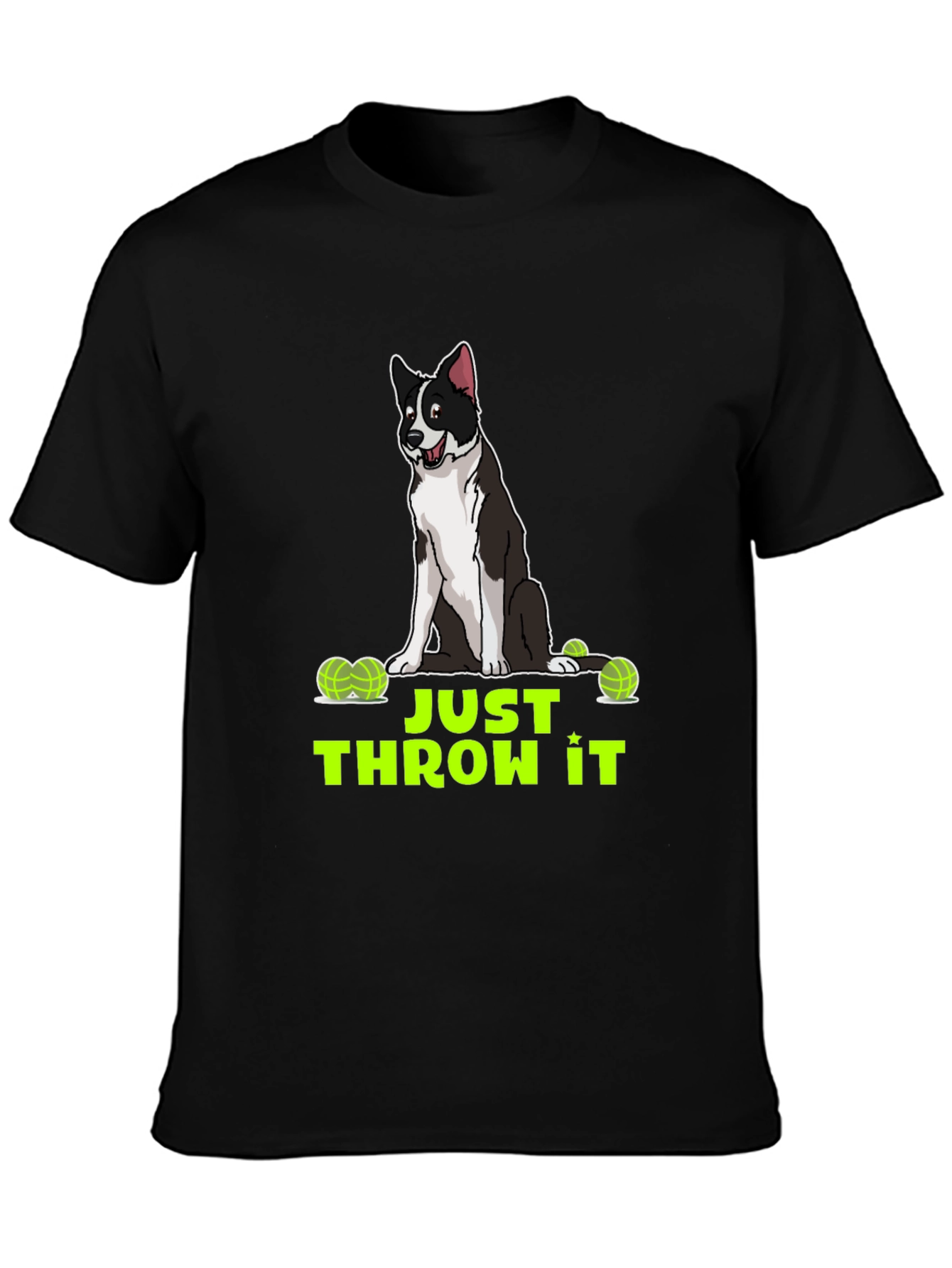 Just Throw It Dog Graphic T-Shirt