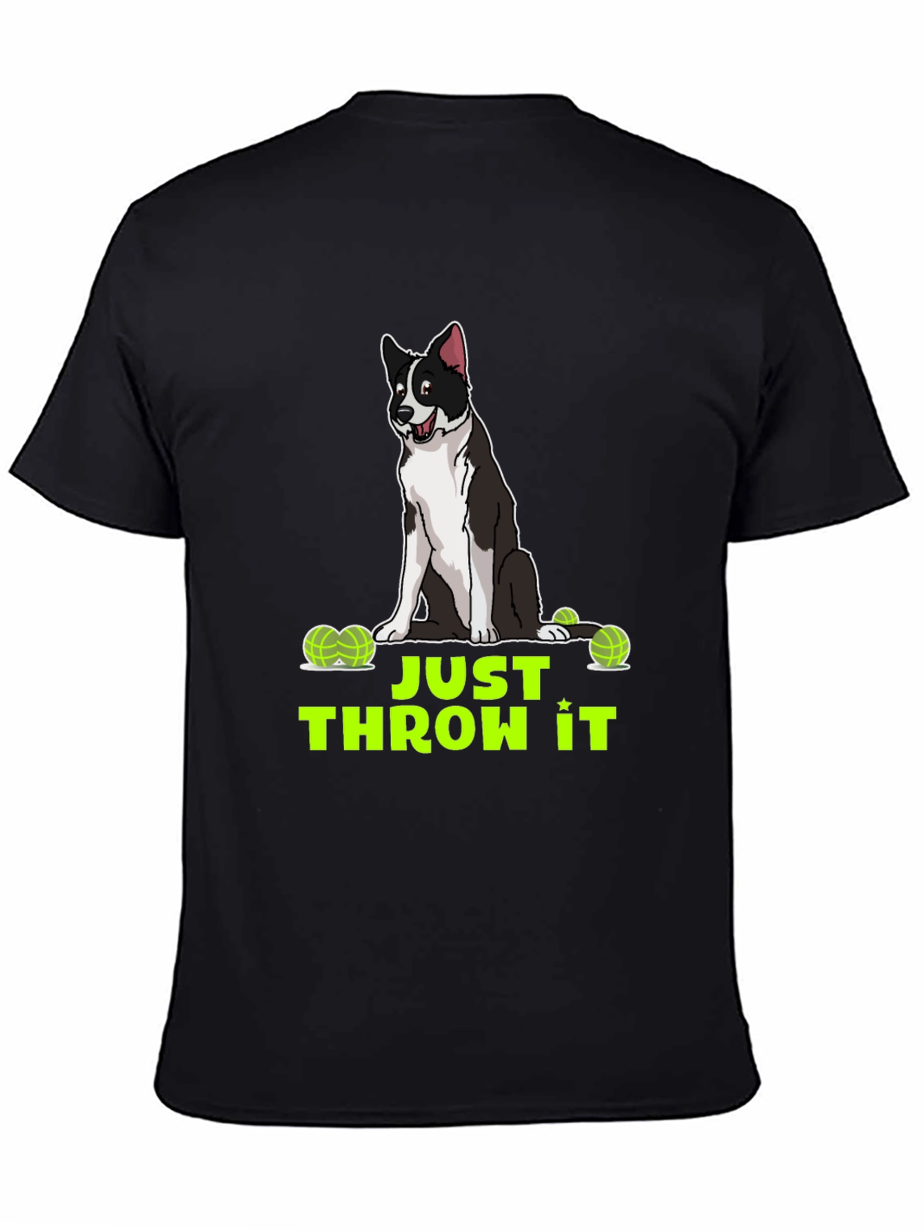 Just Throw It Dog Graphic T-Shirt