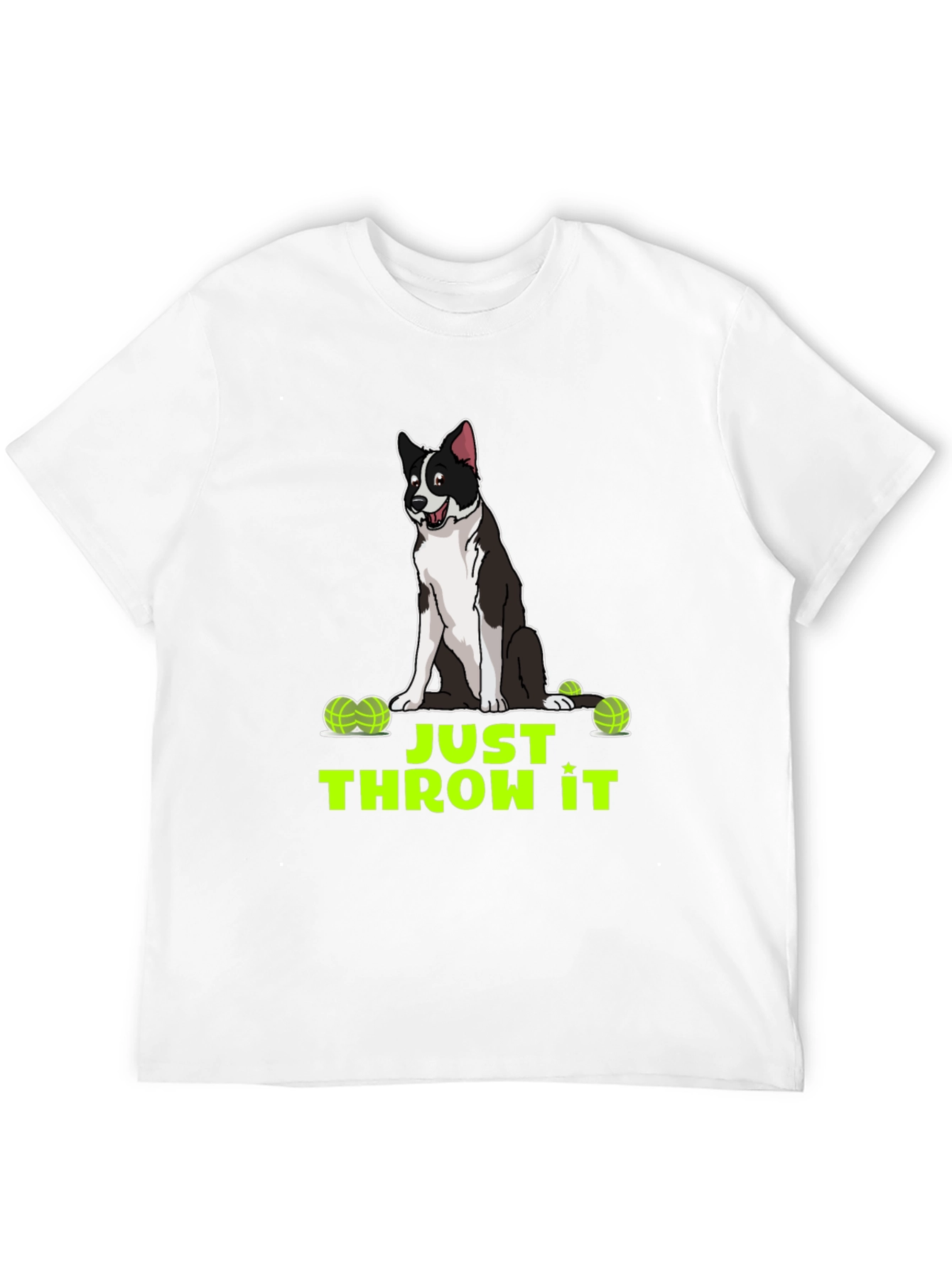 Just Throw It Dog Graphic T-Shirt
