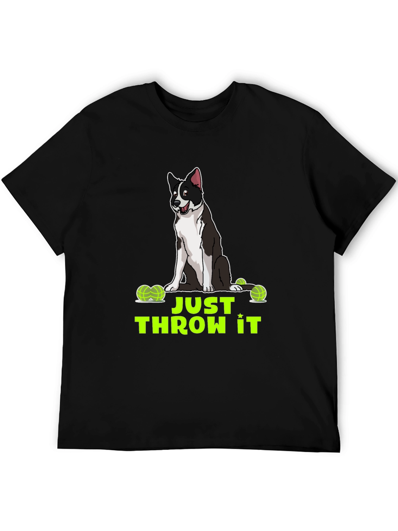 Just Throw It Dog Graphic T-Shirt