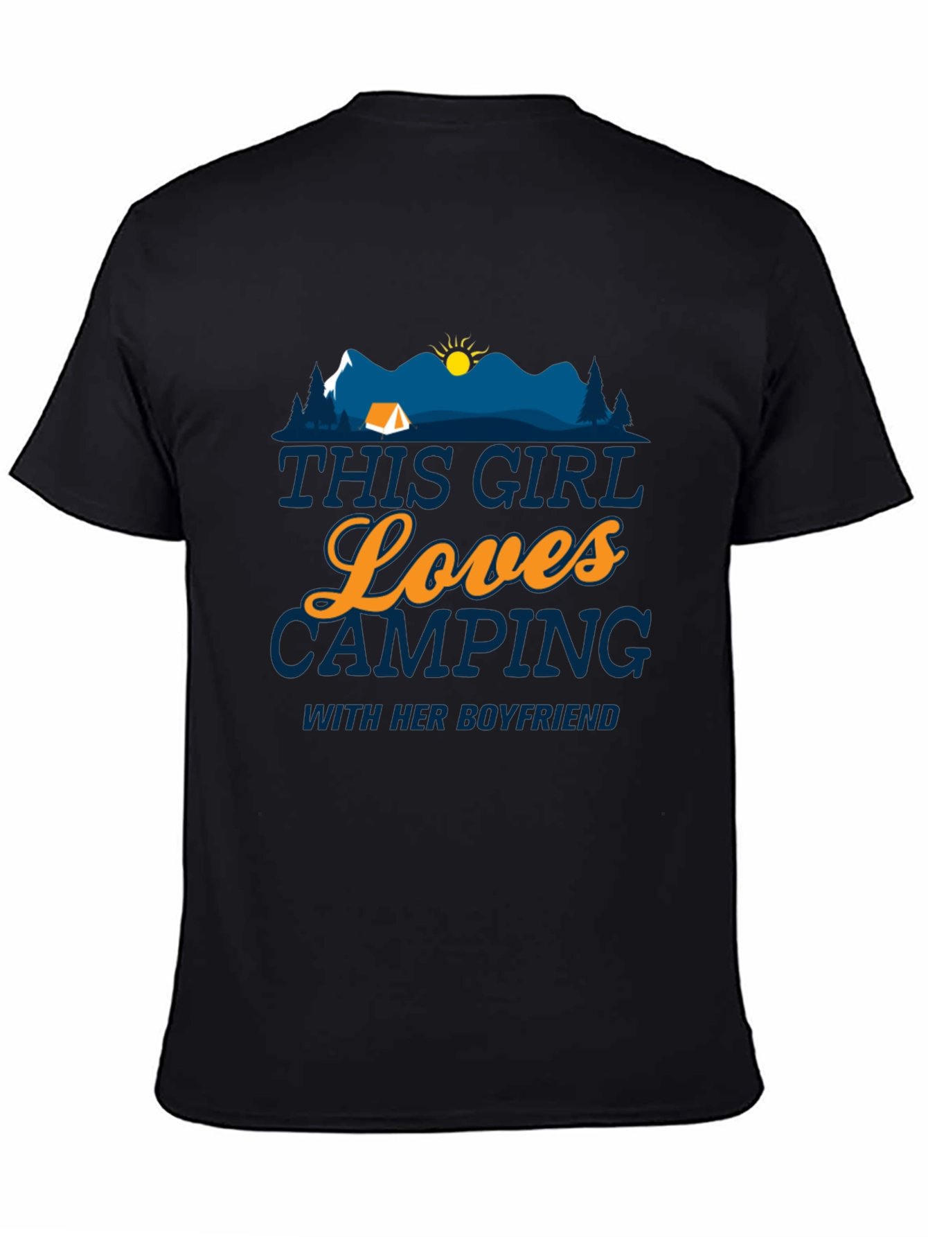 Camping Lover T-Shirt: This Girl Loves Camping