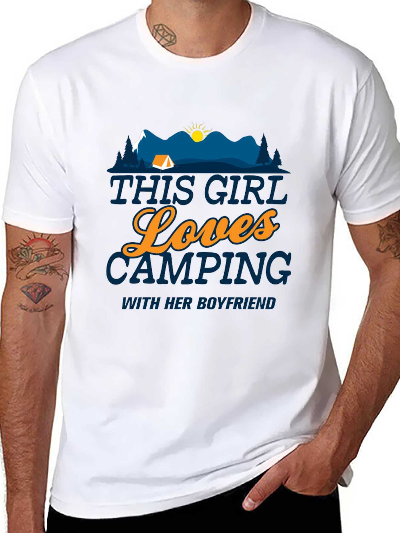 Camping Lover T-Shirt: This Girl Loves Camping
