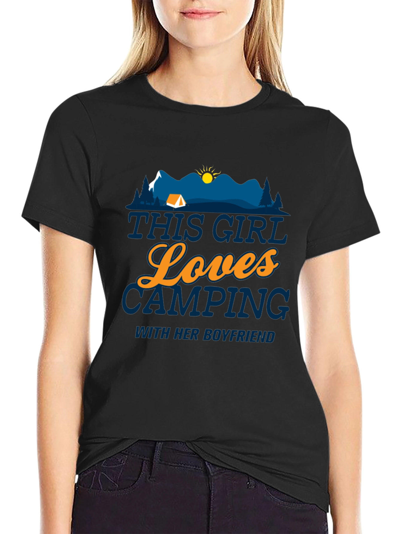 Camping Lover T-Shirt: This Girl Loves Camping