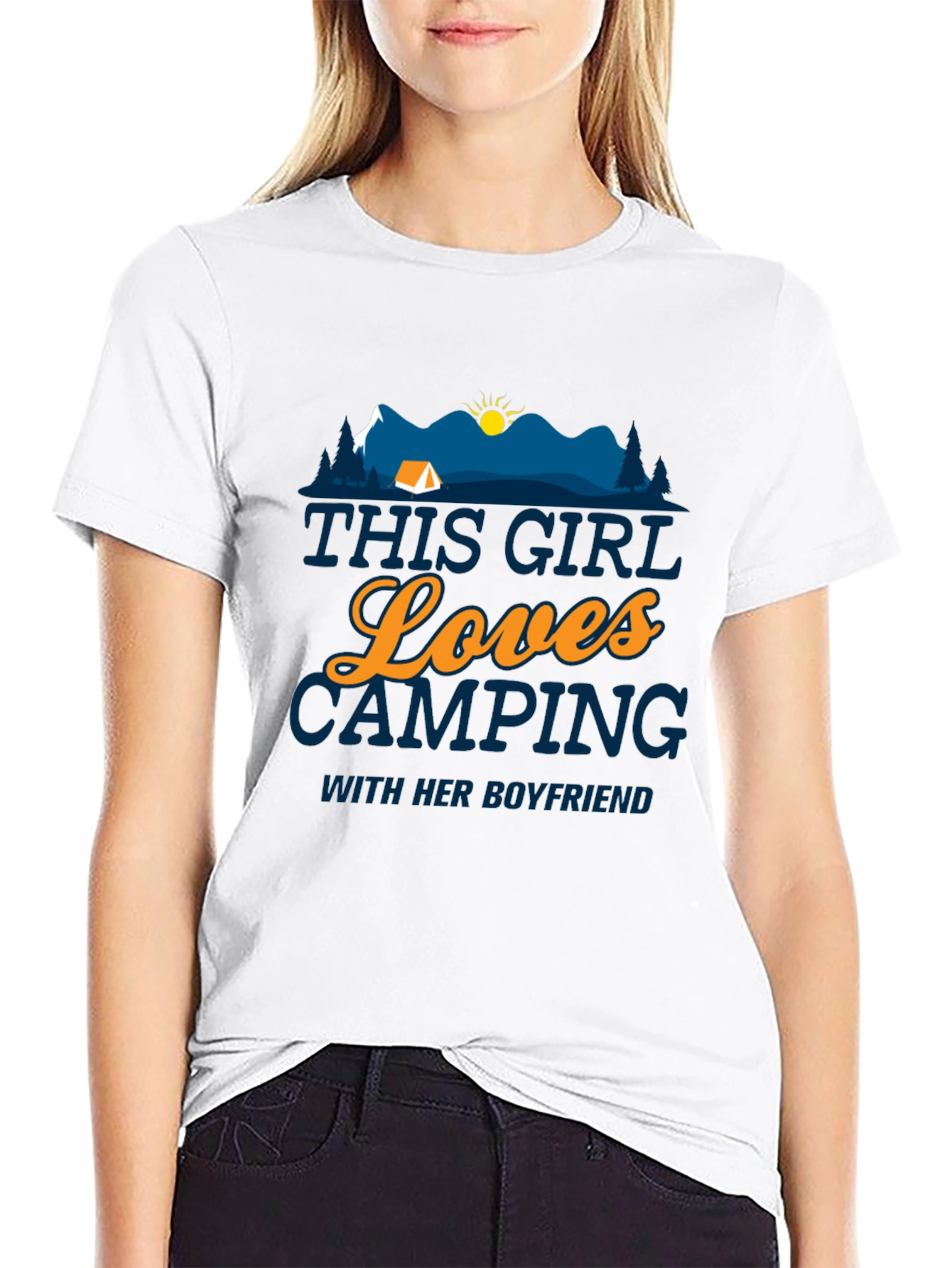 Camping Lover T-Shirt: This Girl Loves Camping