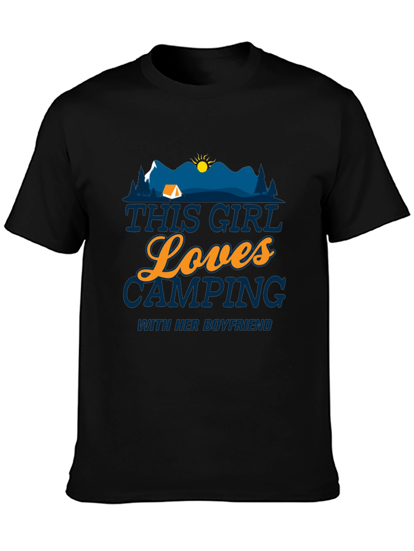 Camping Lover T-Shirt: This Girl Loves Camping