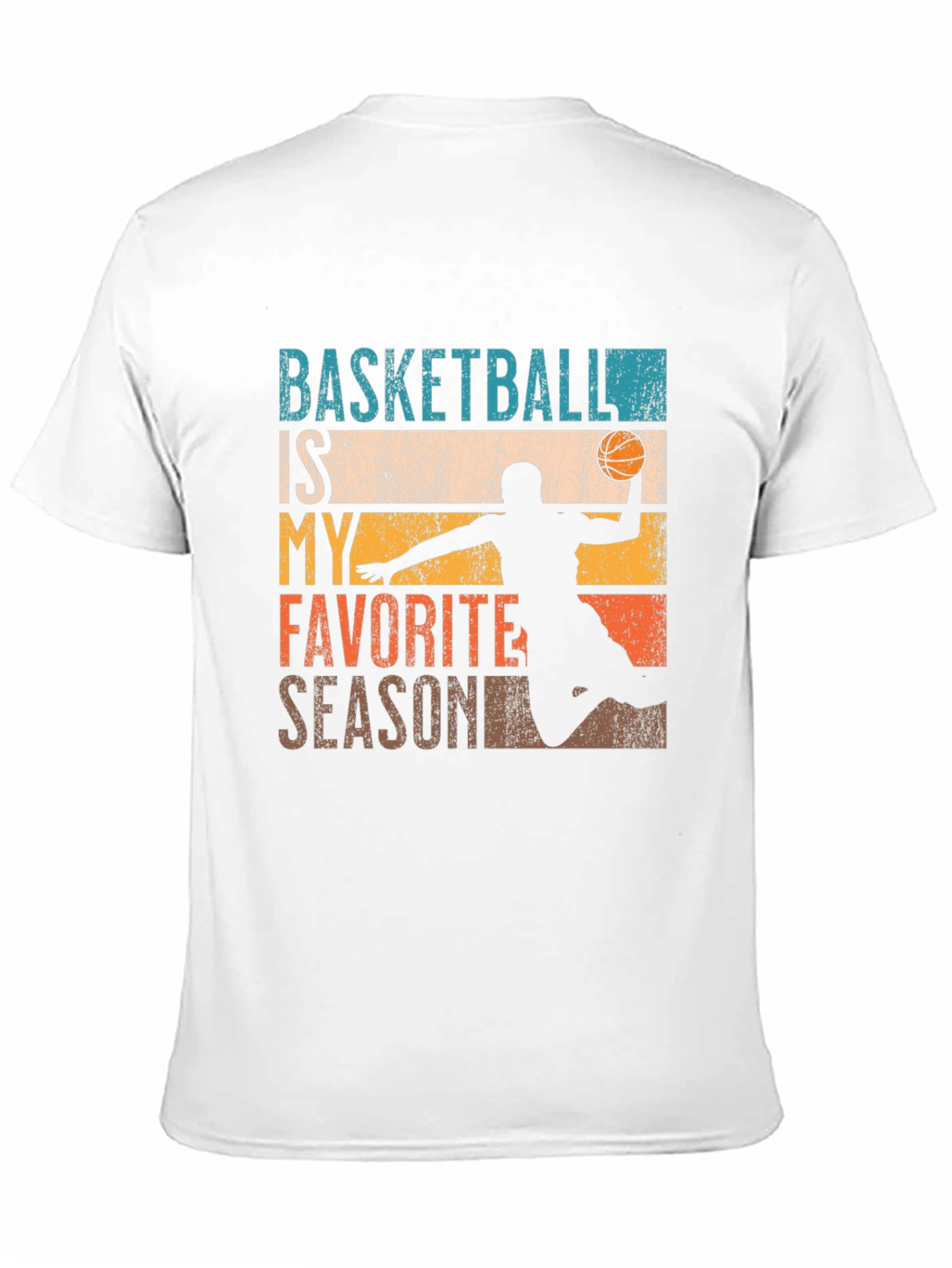 Basketball is My Favorite Season Black T-Shirt