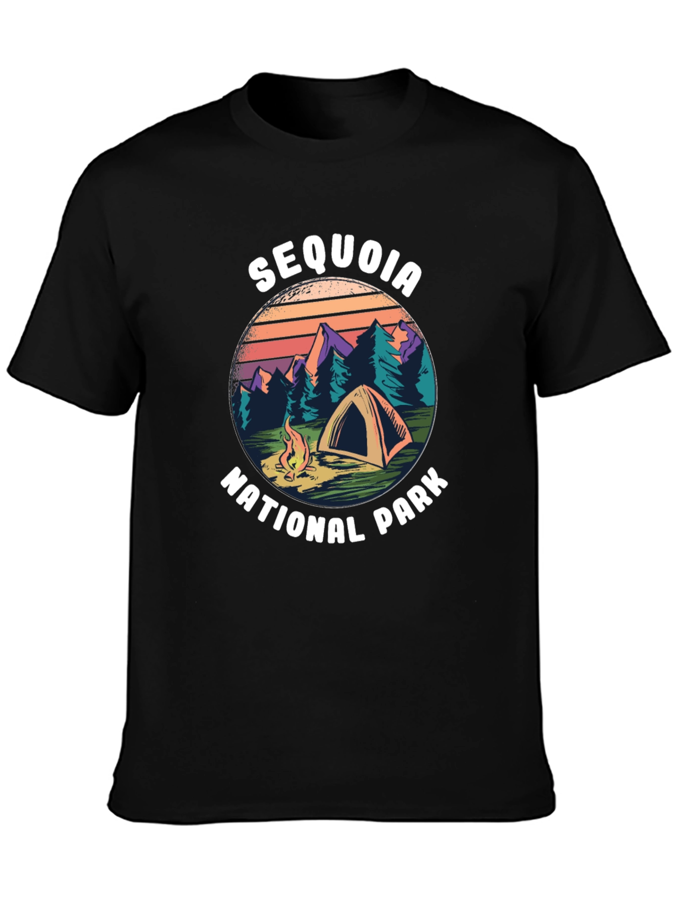 Sequoia National Park Camping T-Shirt