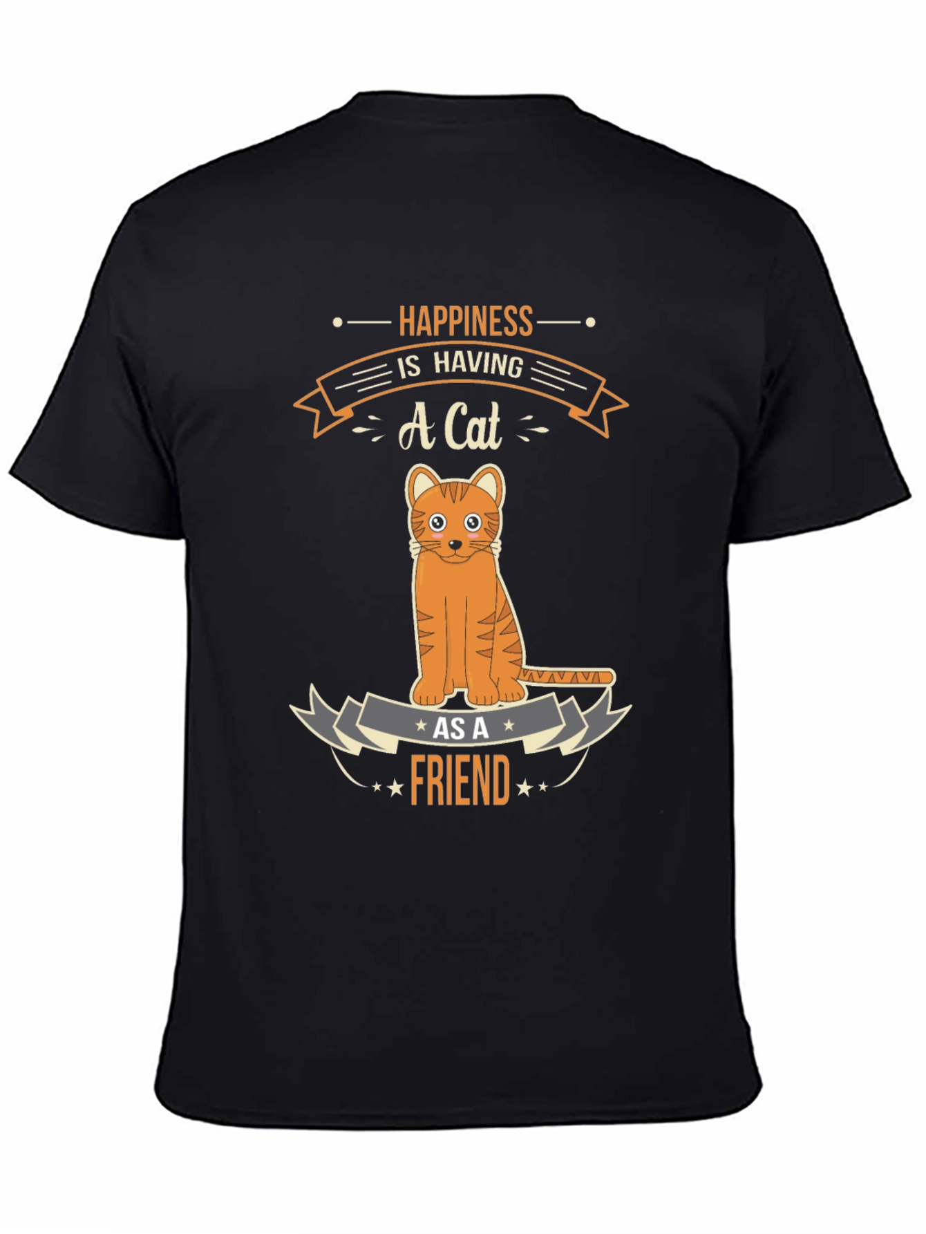 Happiness is Having a Cat T-Shirt