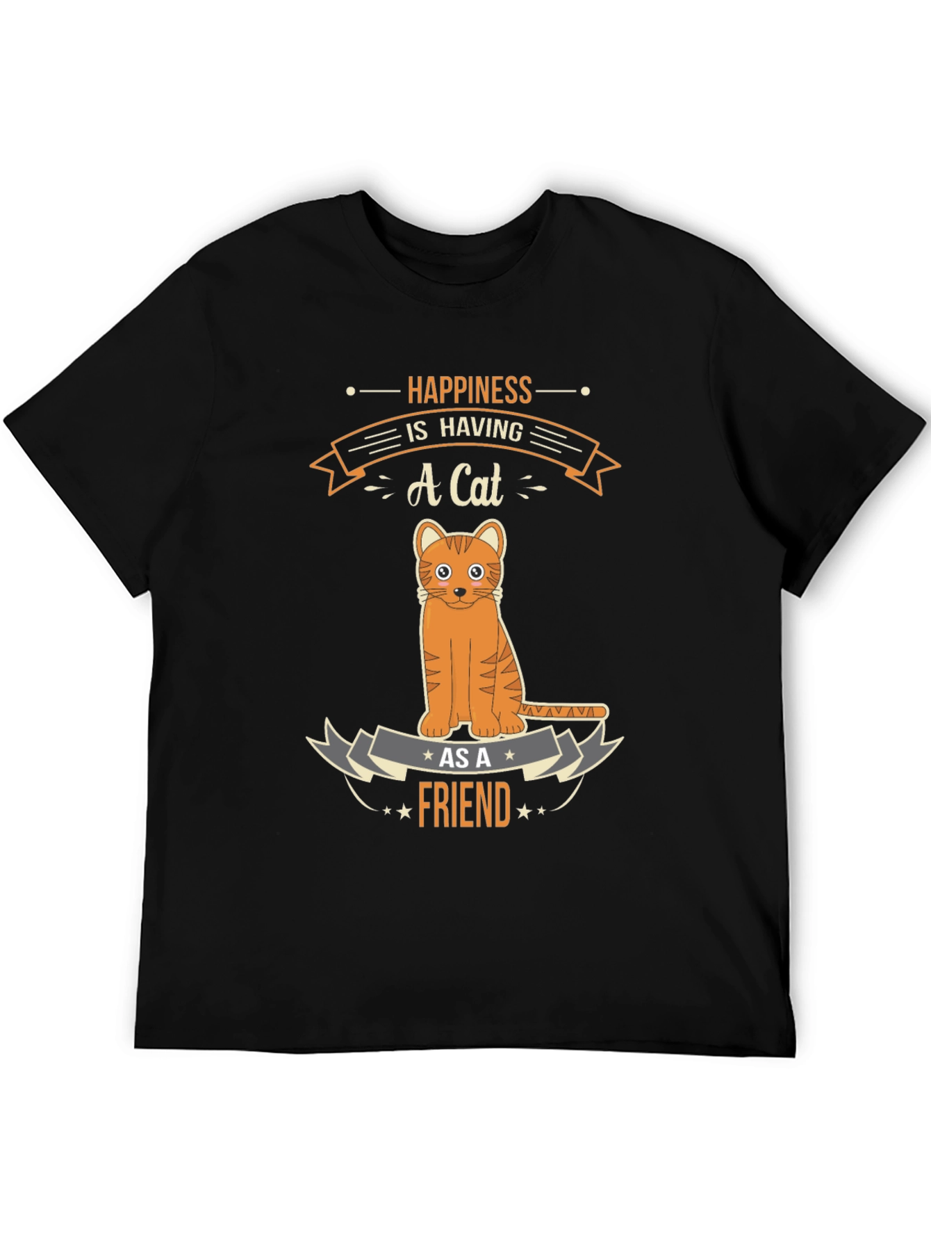 Happiness is Having a Cat T-Shirt