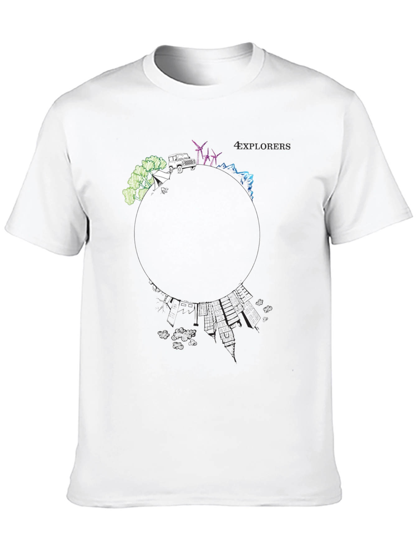 Explorers Graphic T-Shirt - Black Adventure Tee