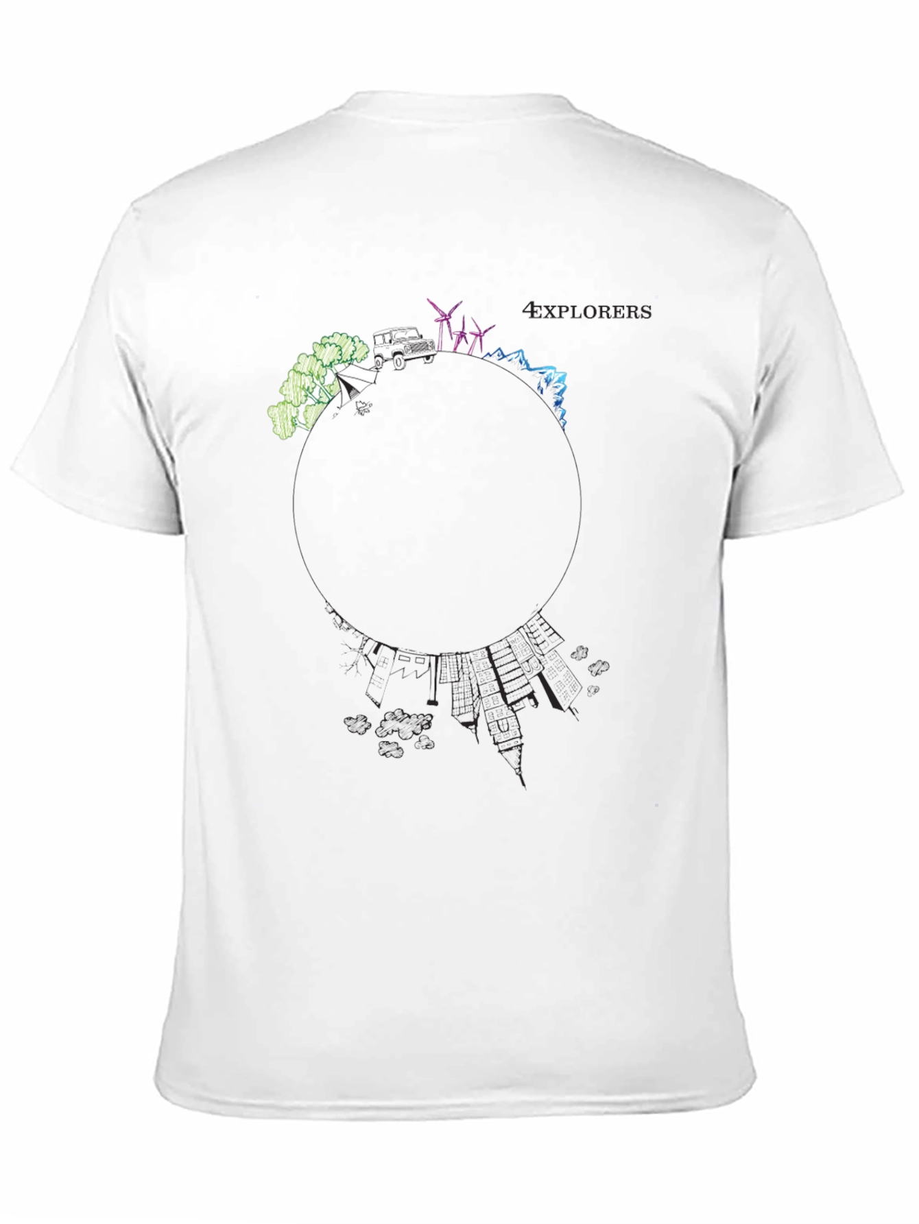 Explorers Graphic T-Shirt - Black Adventure Tee