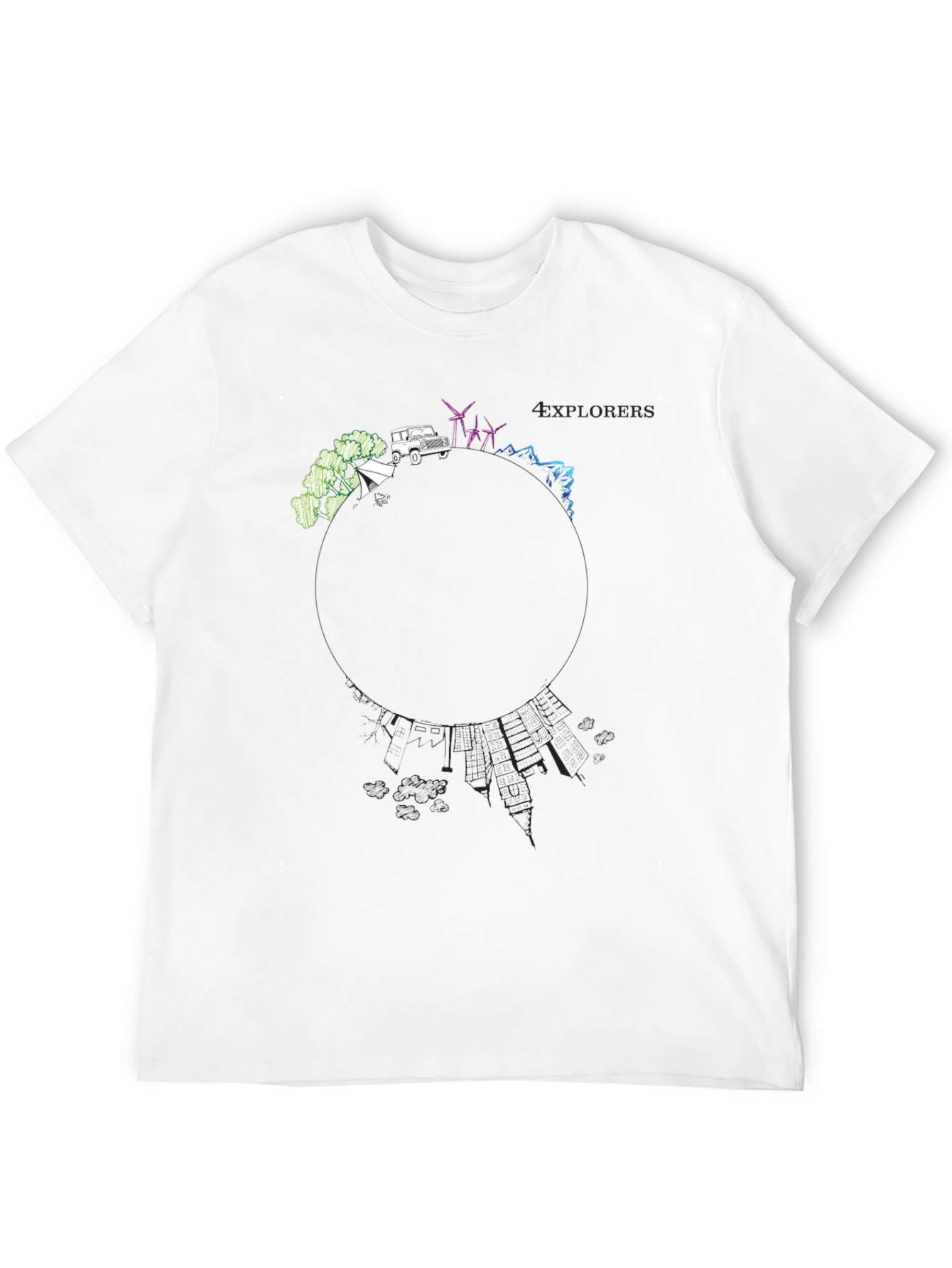 Explorers Graphic T-Shirt - Black Adventure Tee