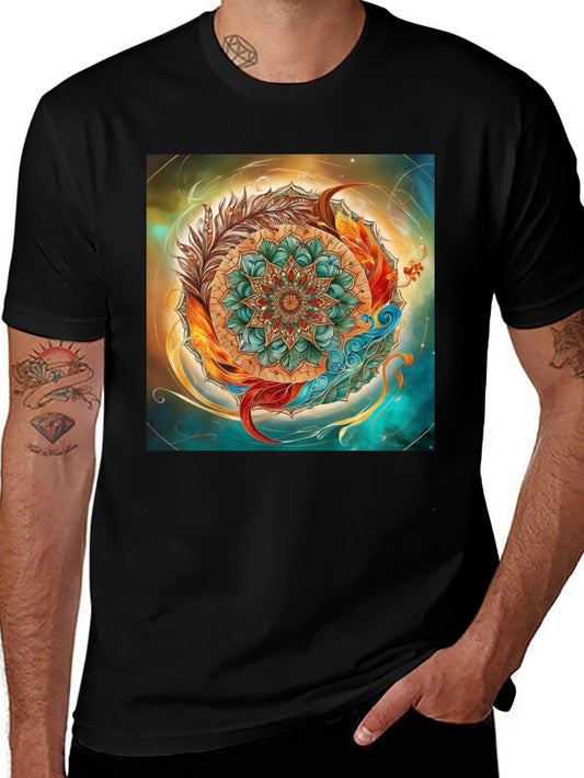 Mandala Art Graphic Tee - Unique Design