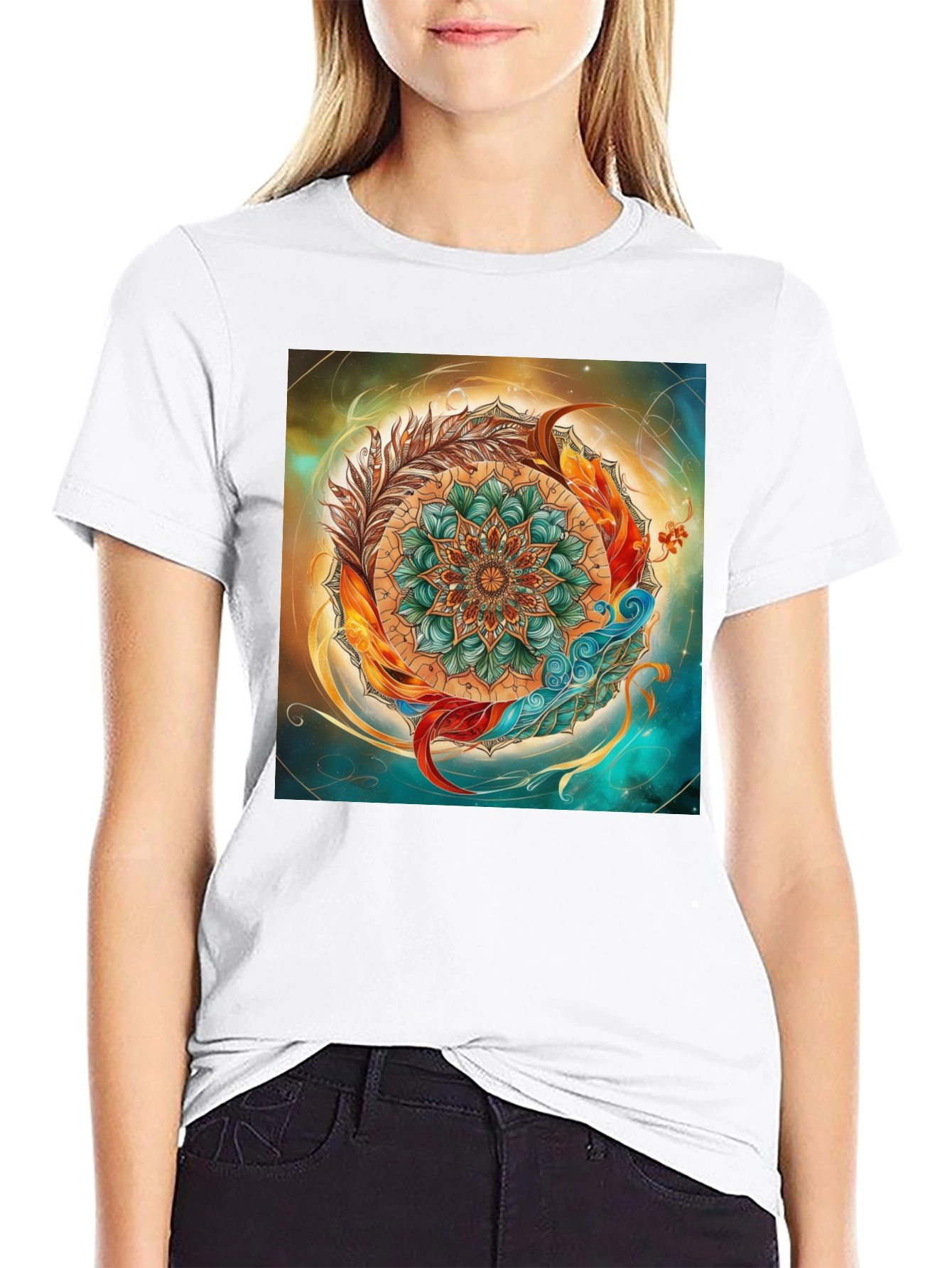 Mandala Art Graphic Tee - Unique Design