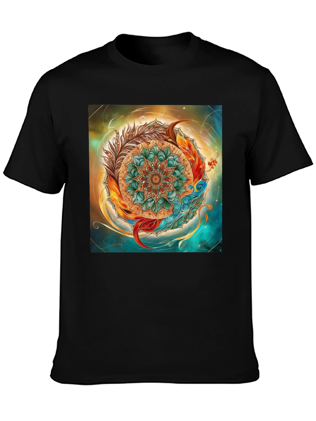 Mandala Art Graphic Tee - Unique Design