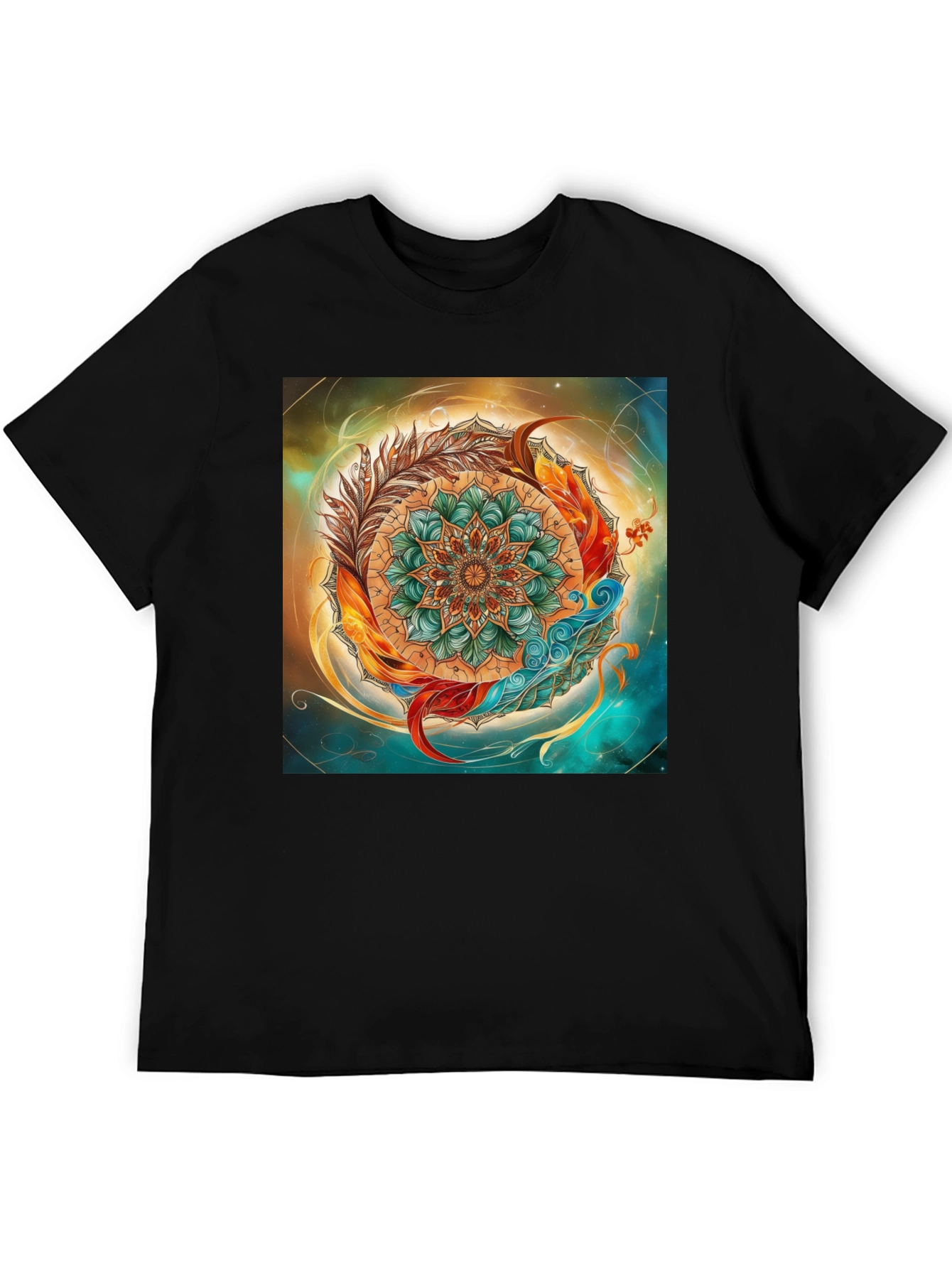 Mandala Art Graphic Tee - Unique Design
