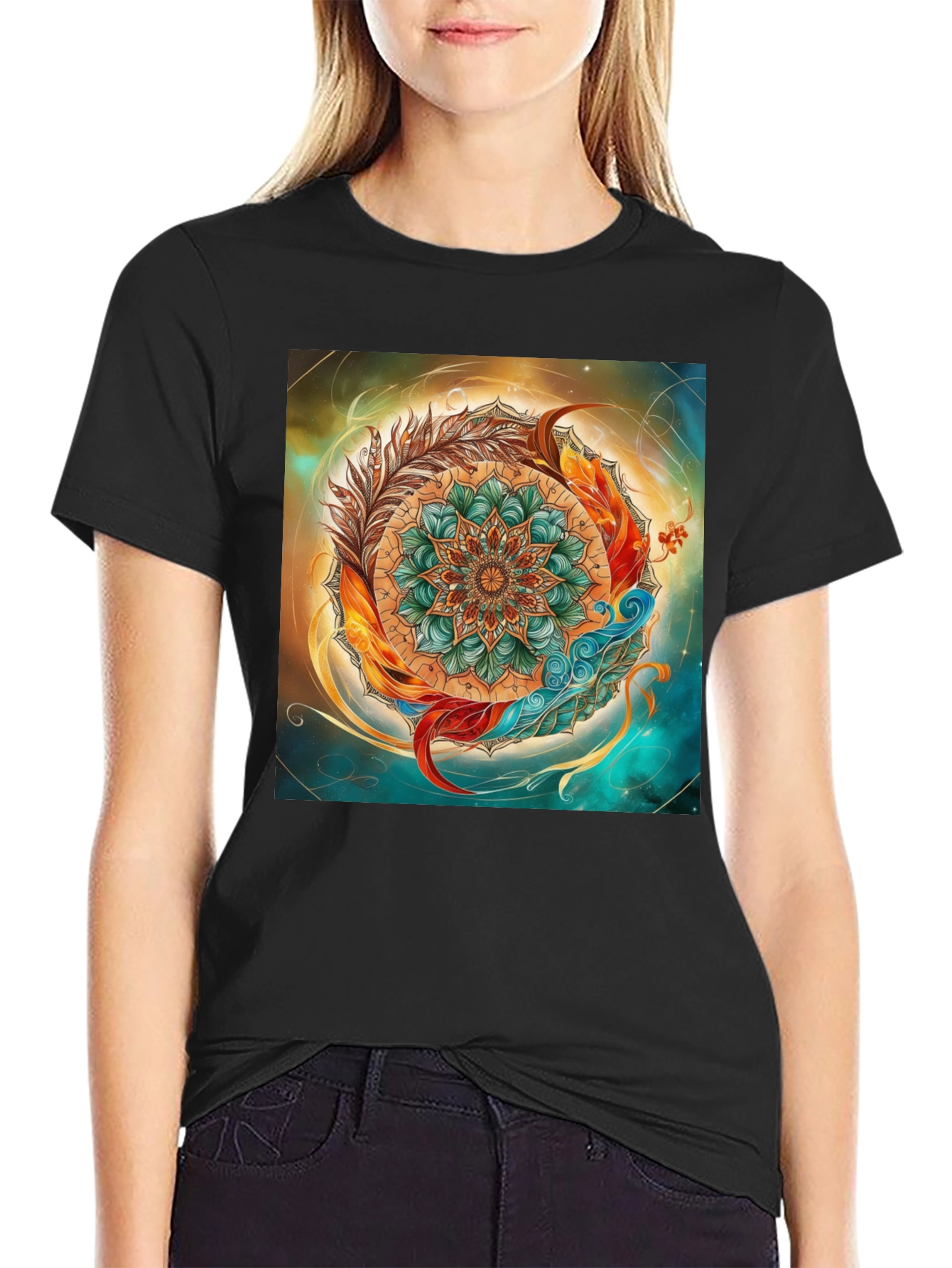 Mandala Art Graphic Tee - Unique Design