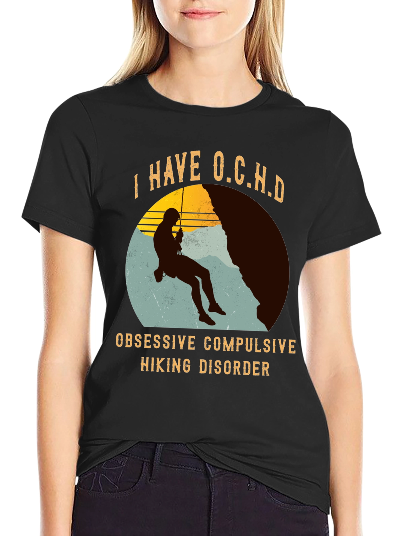 Funny Hiking T-Shirt - Obsessive Compulsive Hiking Disorder