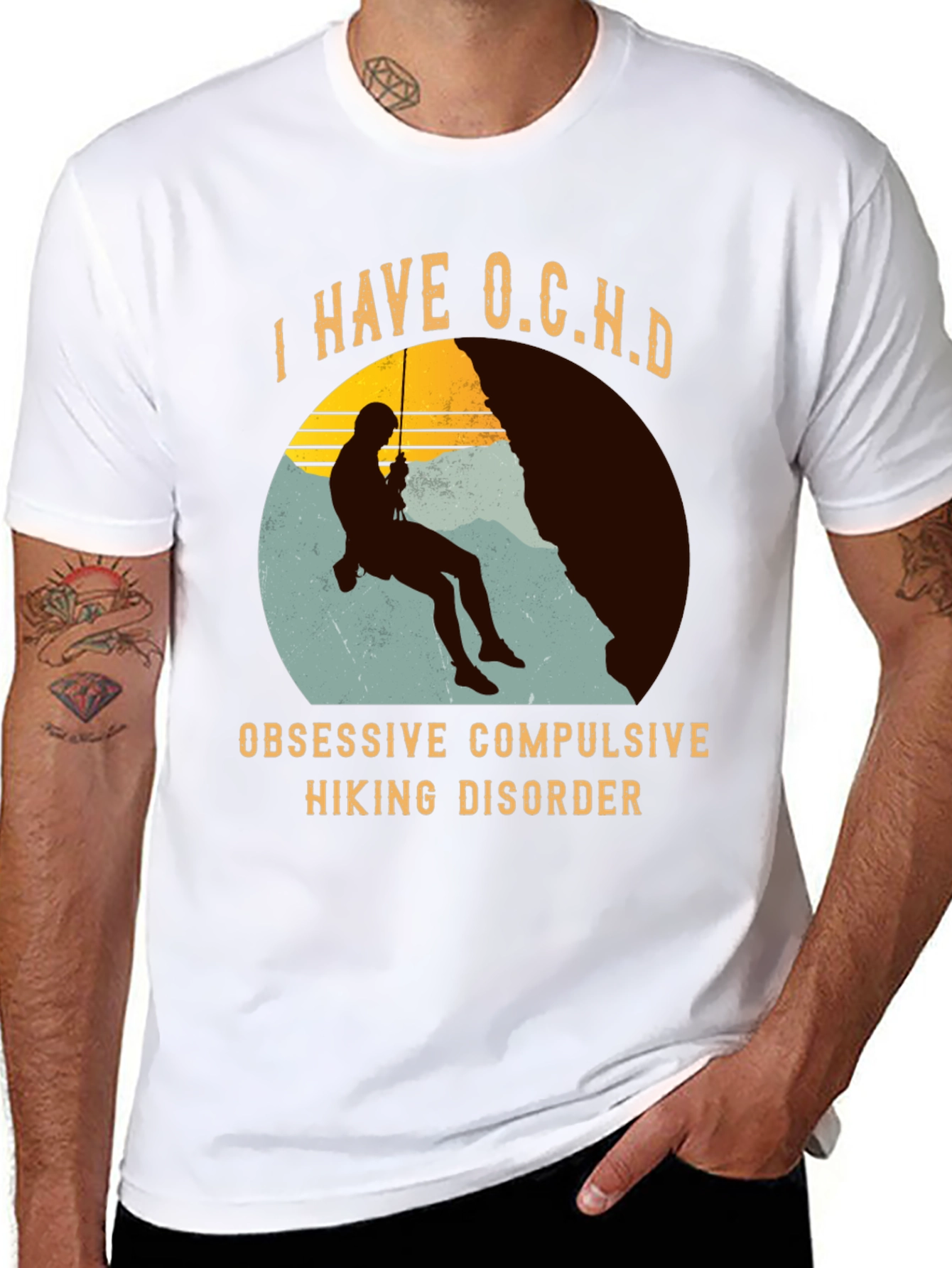 Funny Hiking T-Shirt - Obsessive Compulsive Hiking Disorder