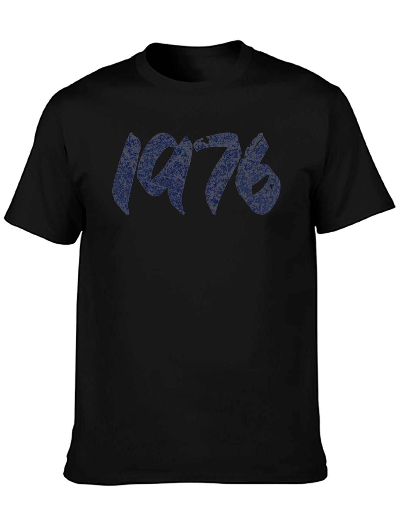 1976 Graphic Tee - Black Cotton T-Shirt
