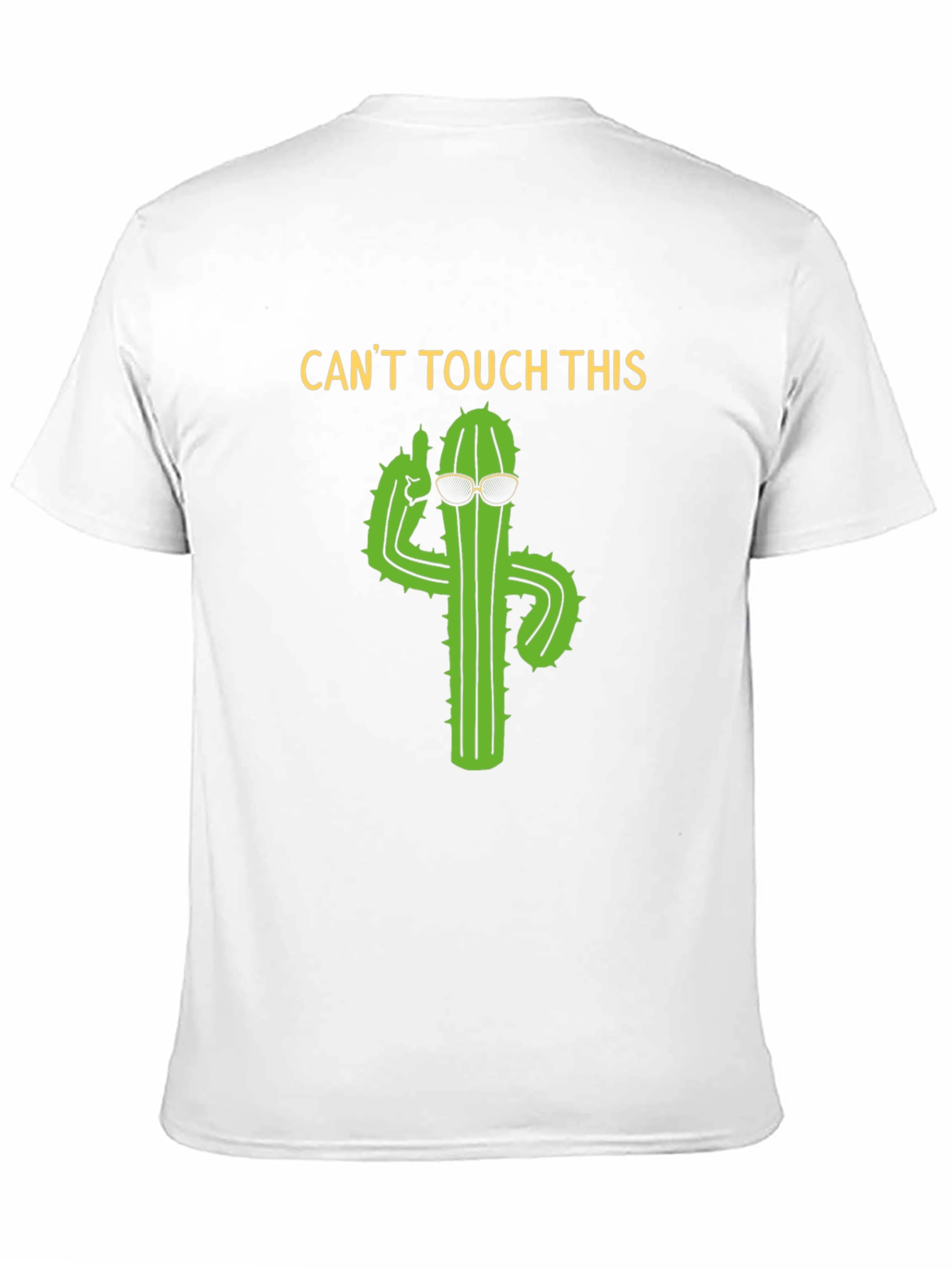 Cant Touch This Cactus Black T-Shirt