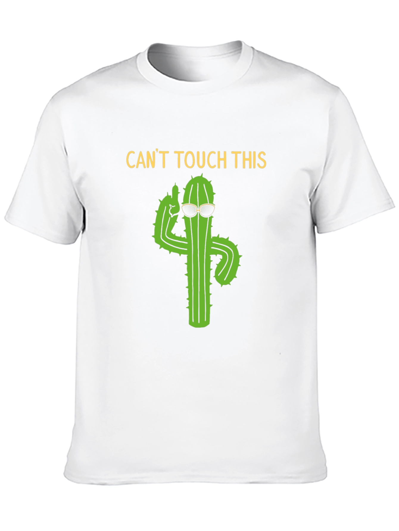 Cant Touch This Cactus Black T-Shirt