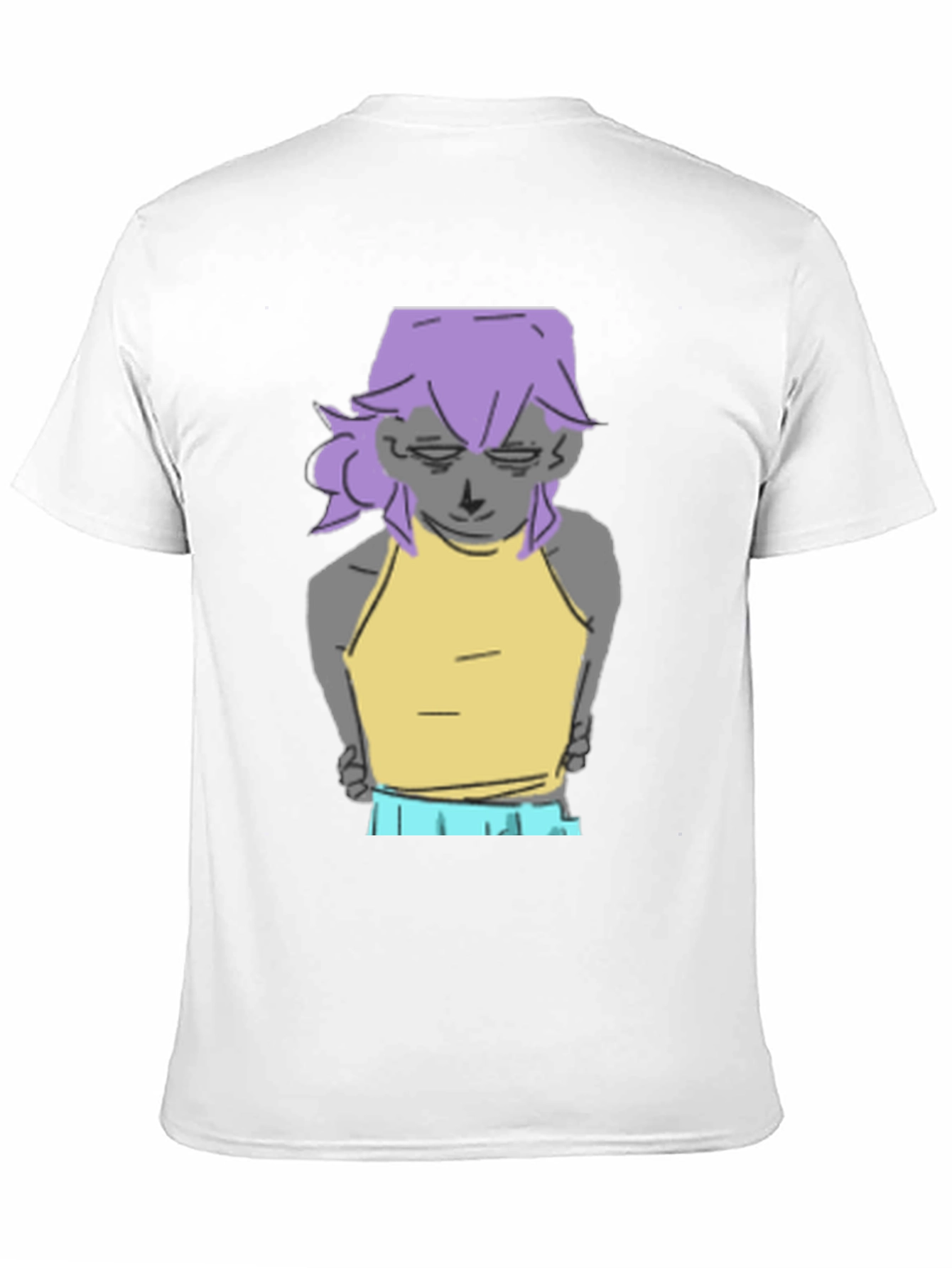 Cool Cartoon Graphic Tee - Black Unisex T-Shirt