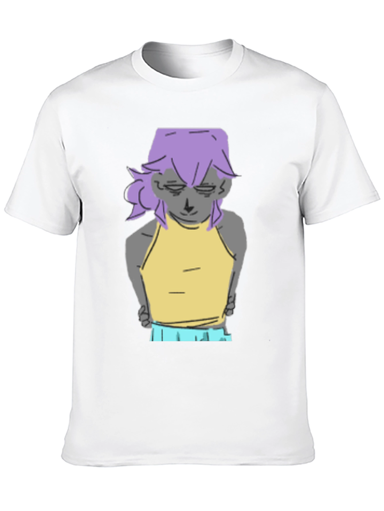 Cool Cartoon Graphic Tee - Black Unisex T-Shirt