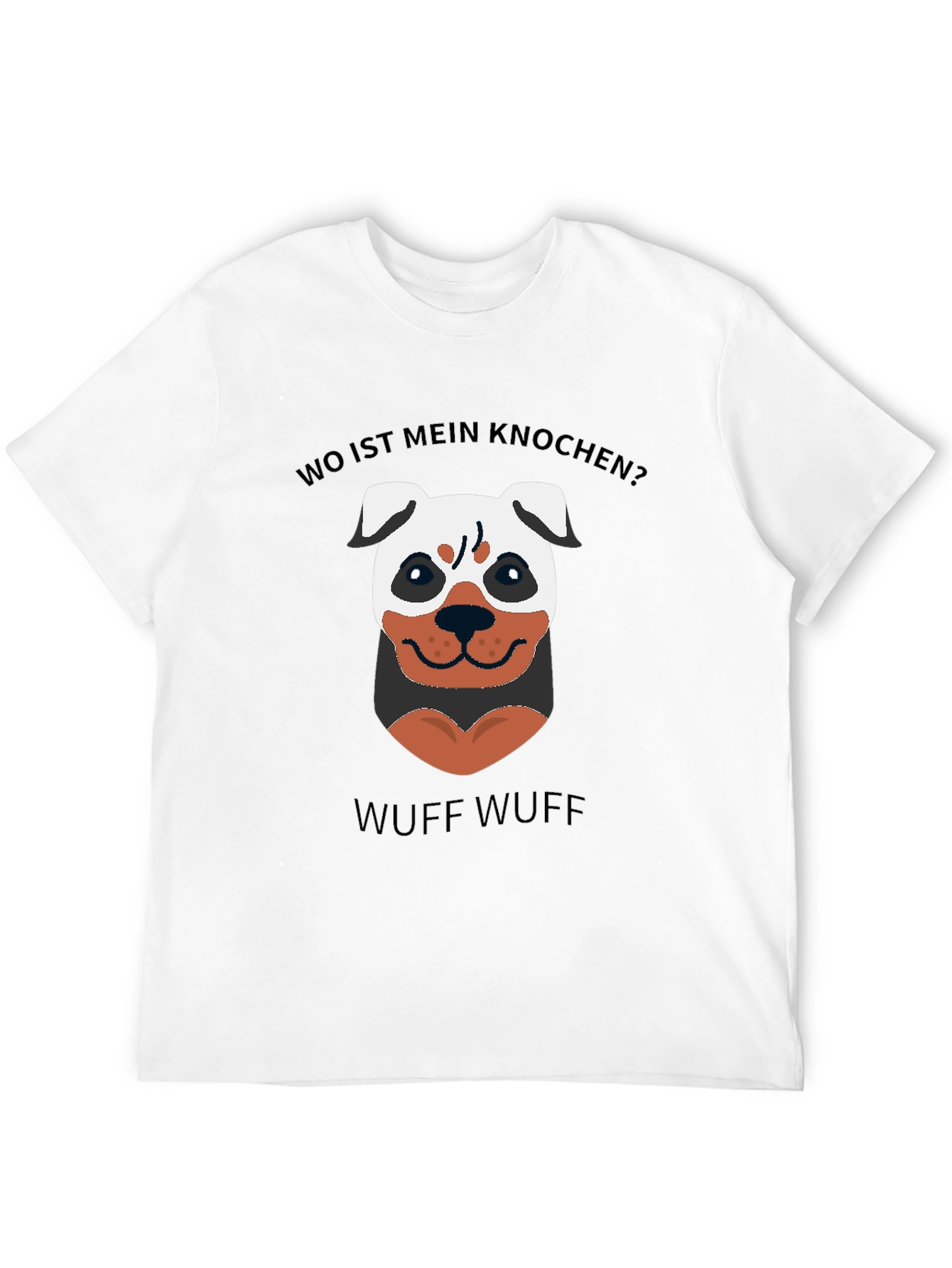 Wo Ist Mein Knochen? Funny Dog T-Shirt