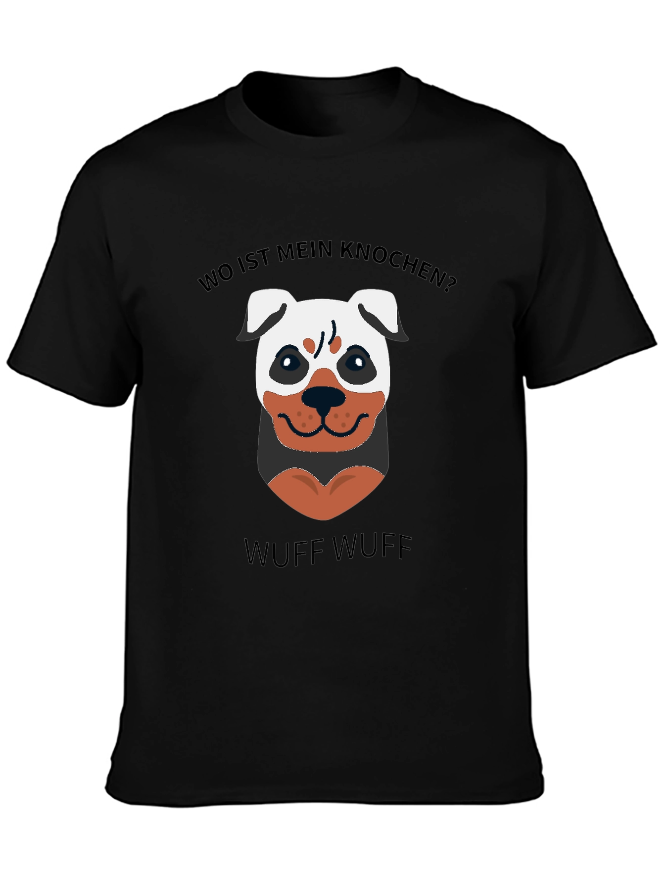 Wo Ist Mein Knochen? Funny Dog T-Shirt