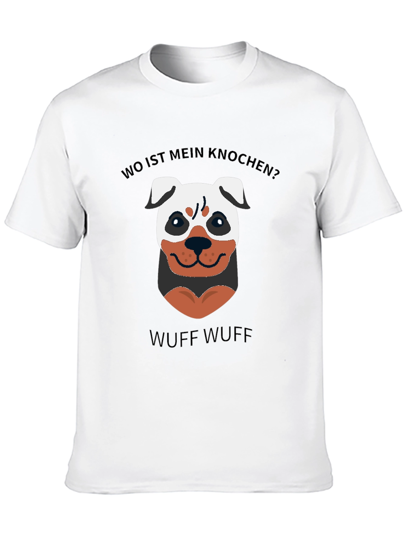 Wo Ist Mein Knochen? Funny Dog T-Shirt