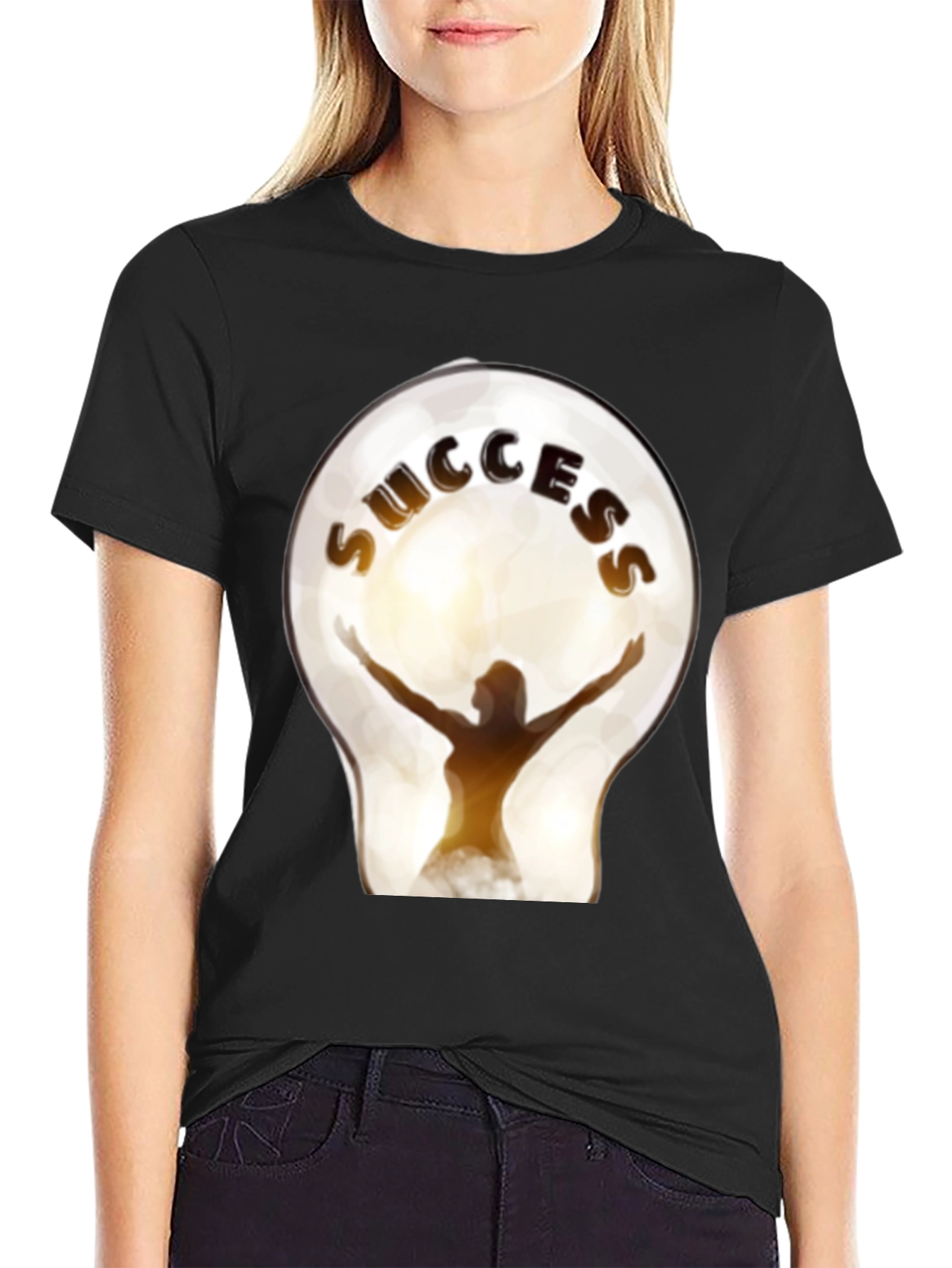 Success Lightbulb Graphic T-Shirt