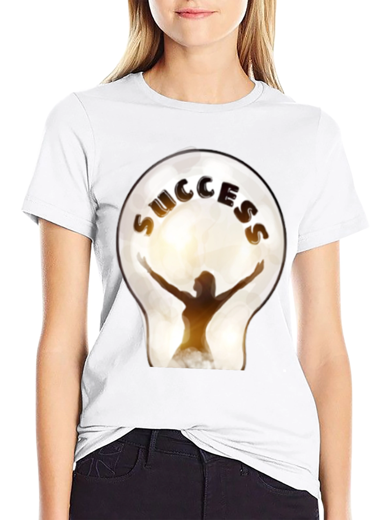 Success Lightbulb Graphic T-Shirt